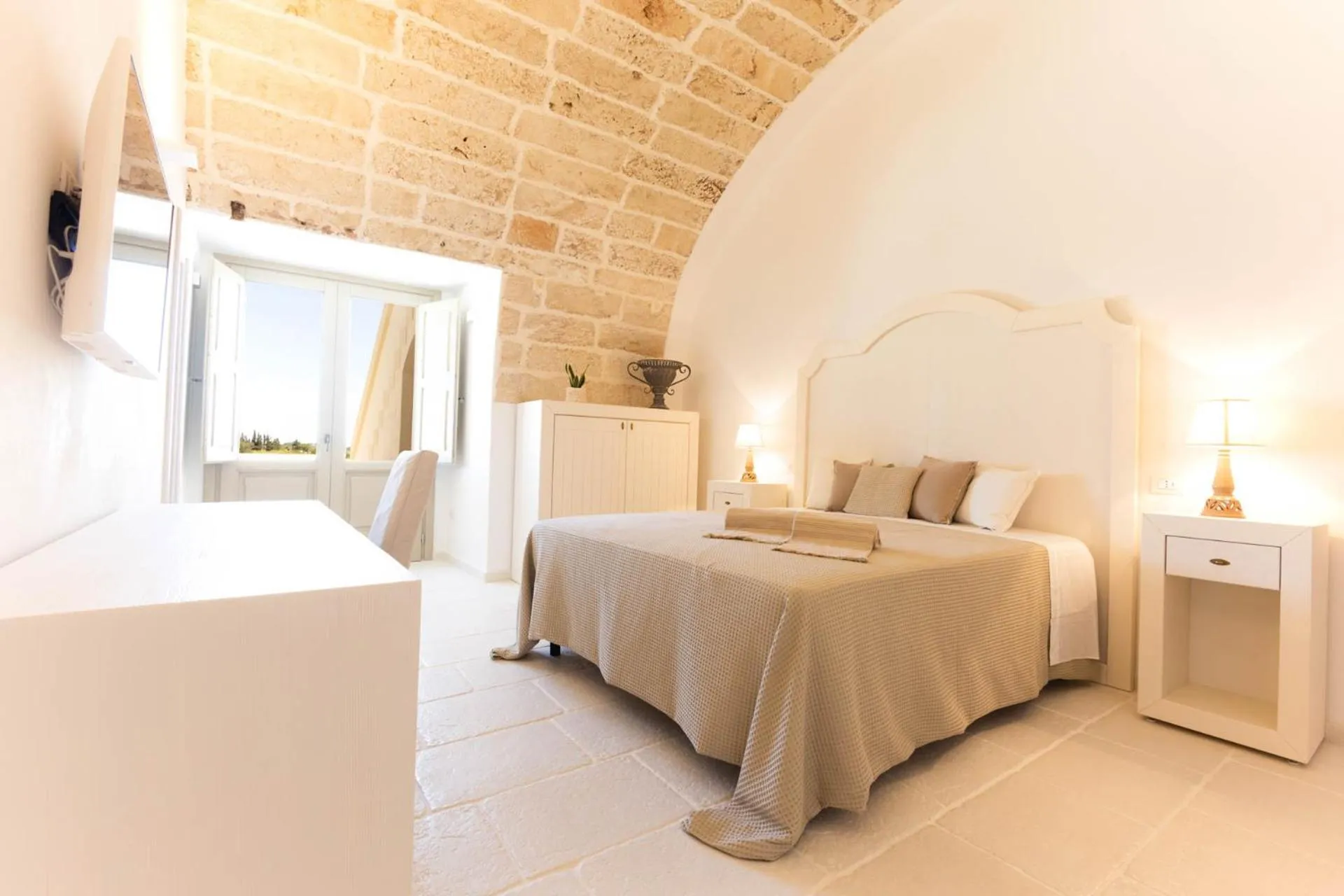 Bed in Masseria Macchiaforte