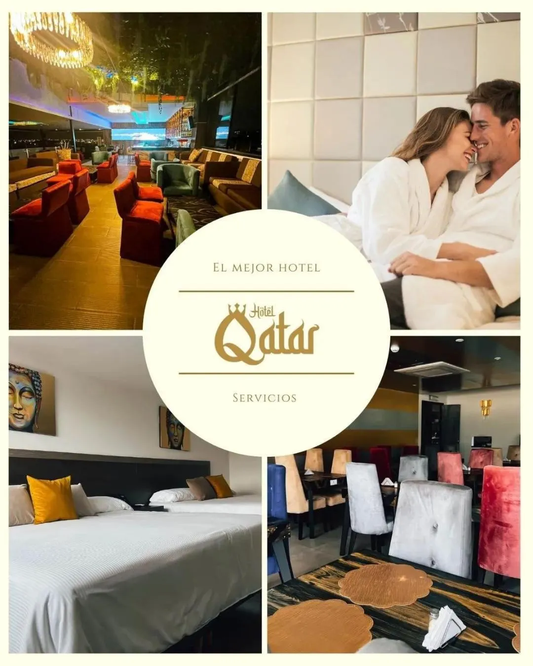 Restaurant/places to eat, Bed in Hotel Qatar Cali