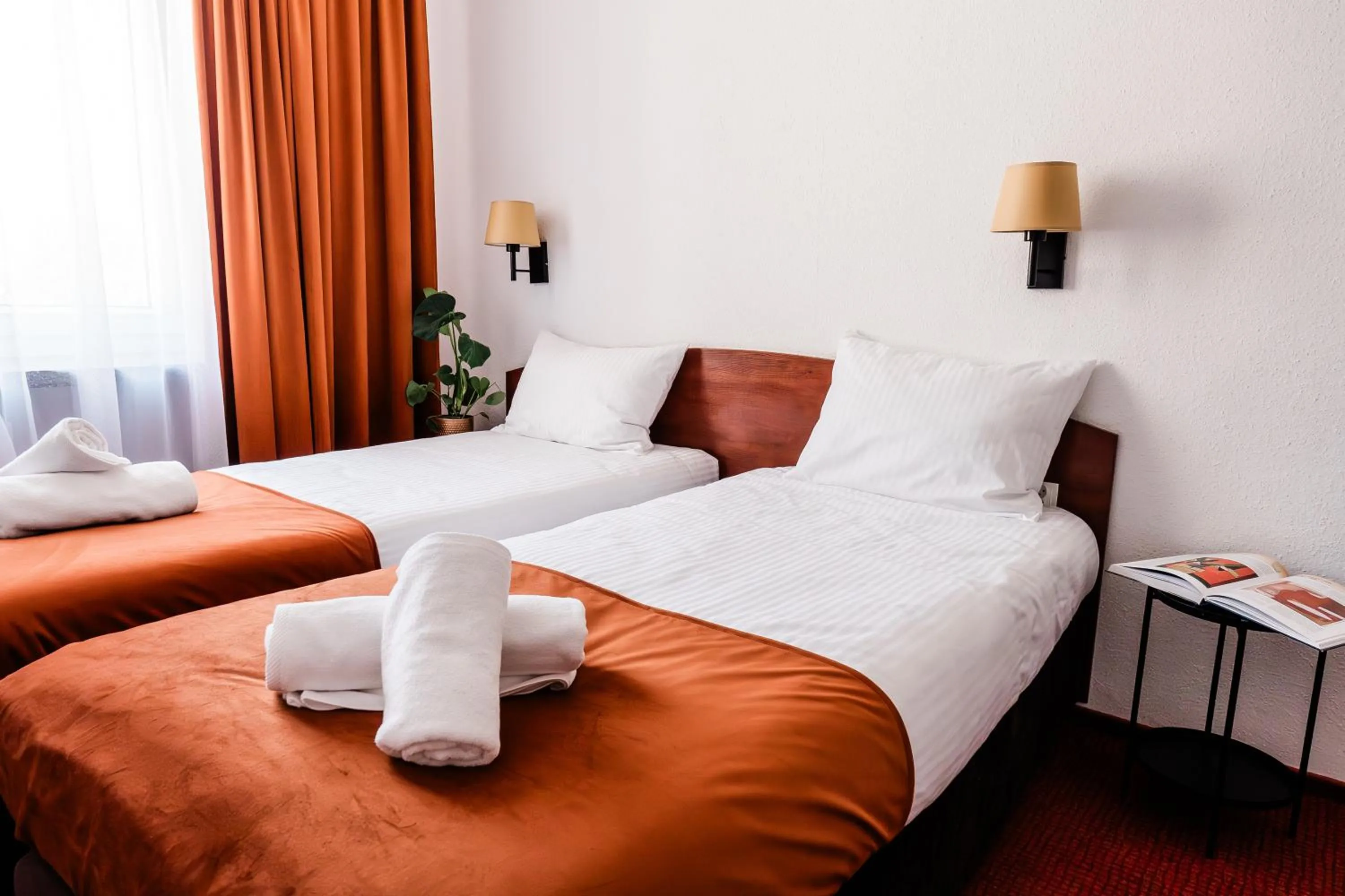 Bed in Hotel Wodnik