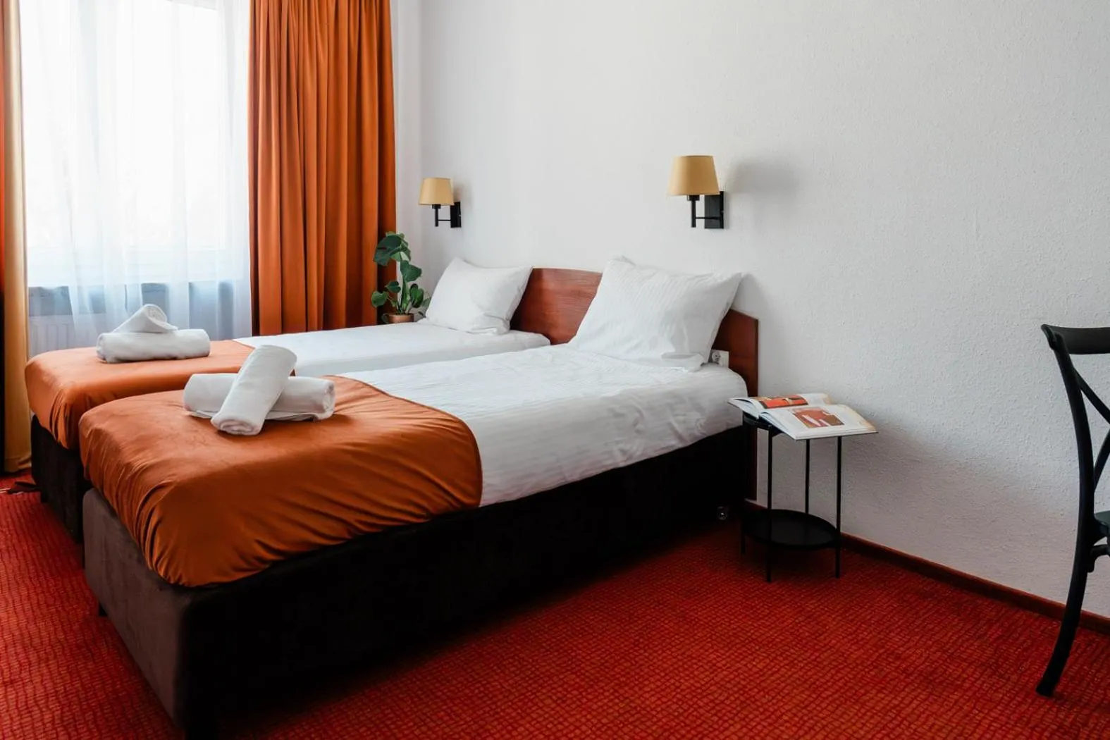 furniture, Bed in Hotel Wodnik