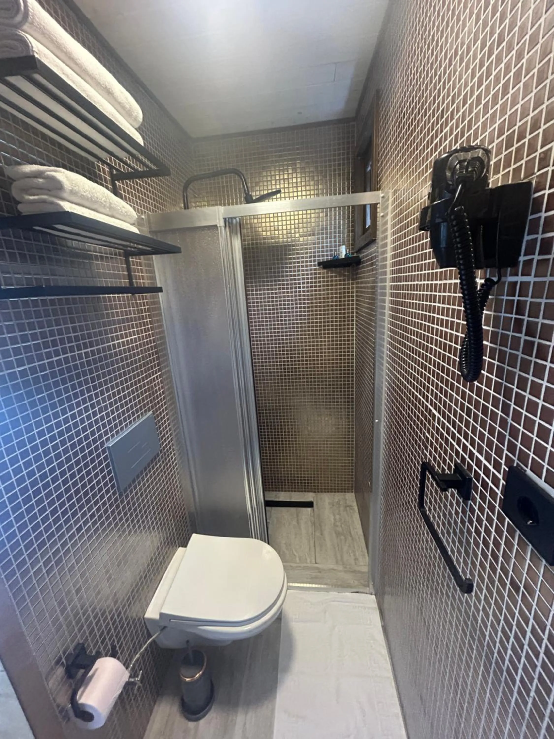 Toilet in Danzi camping tiny house