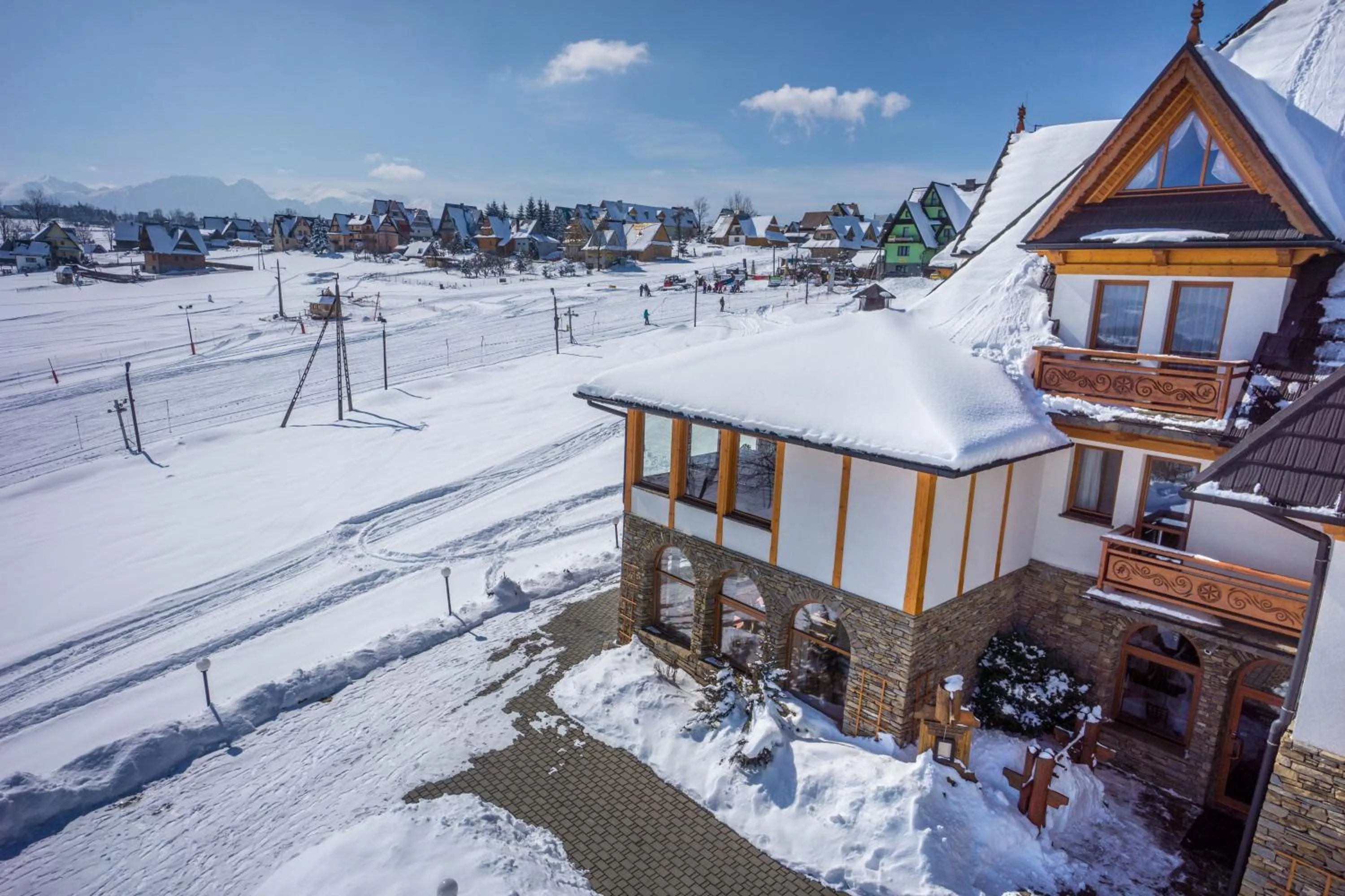 Bird's eye view in Hotel REDYK Ski&Relax