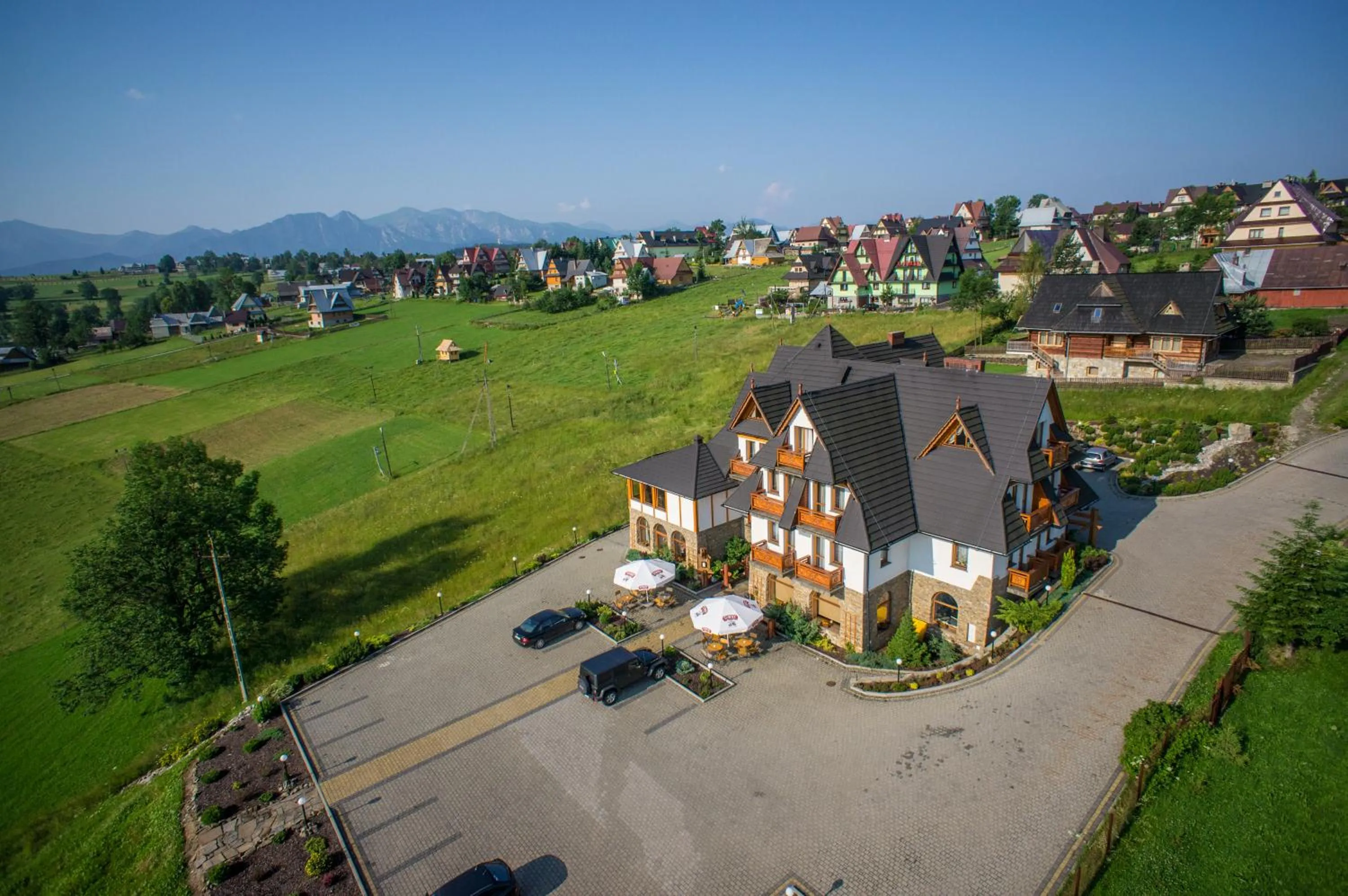 Bird's eye view in Hotel REDYK Ski&Relax