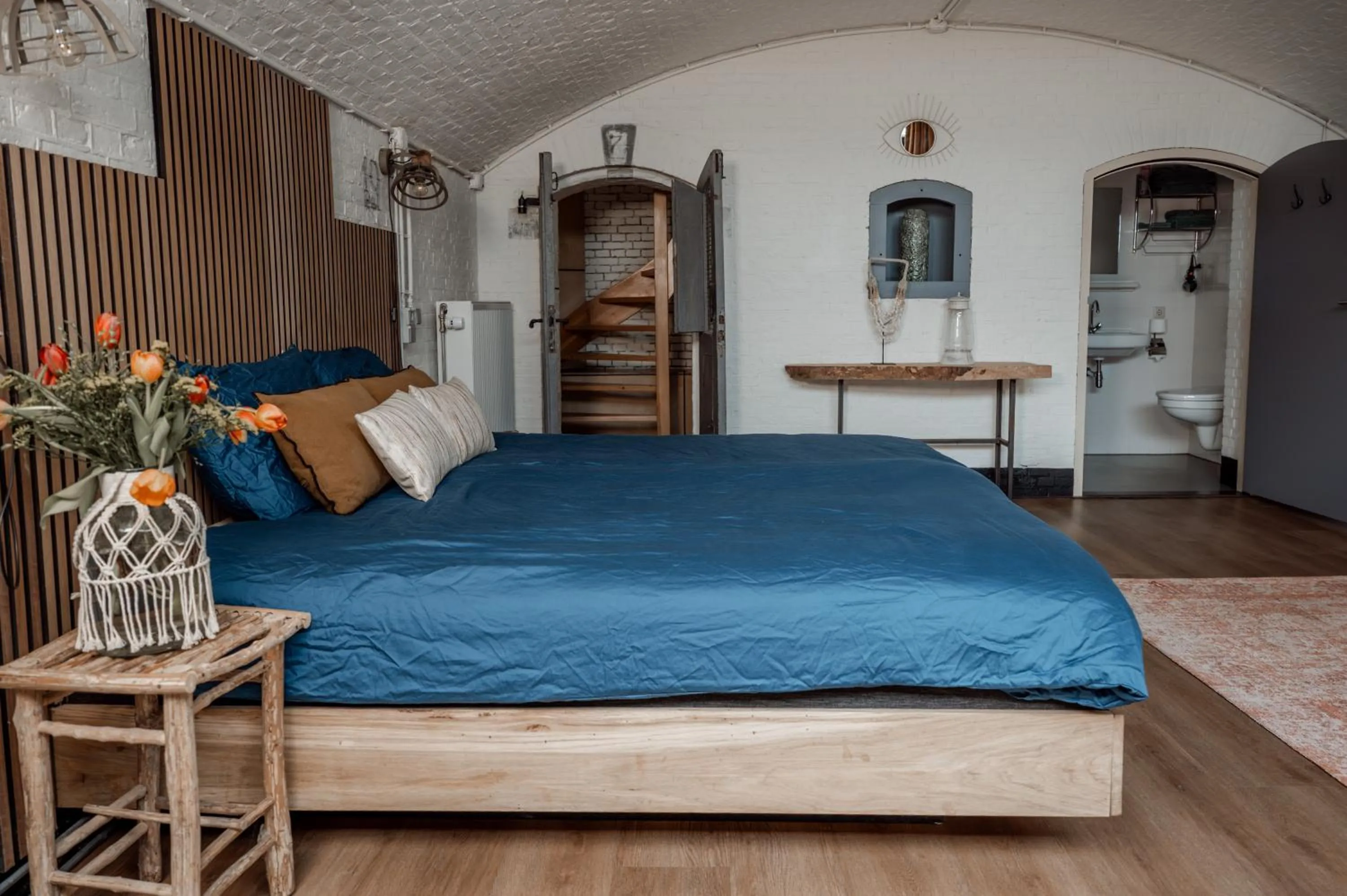 Bedroom, Bed in Bed & Breakfast Fort Bakkerskil