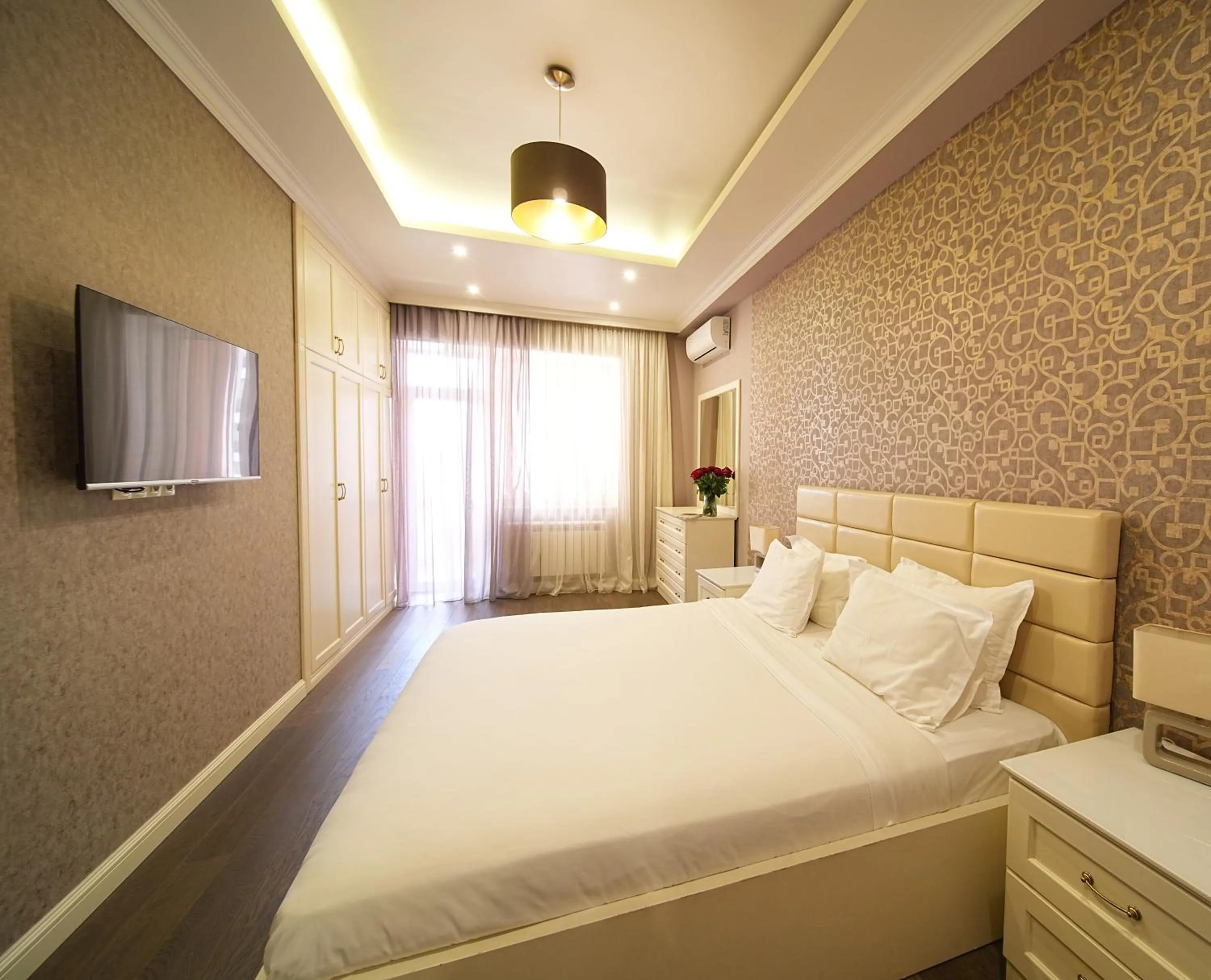 Bed in Sweet Home Apart-Hotel