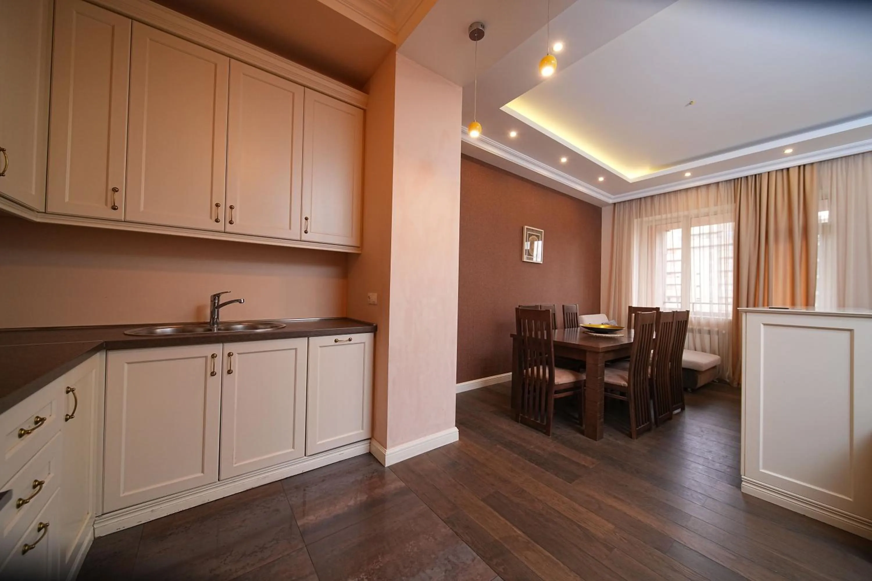 Kitchen or kitchenette in Sweet Home Apart-Hotel