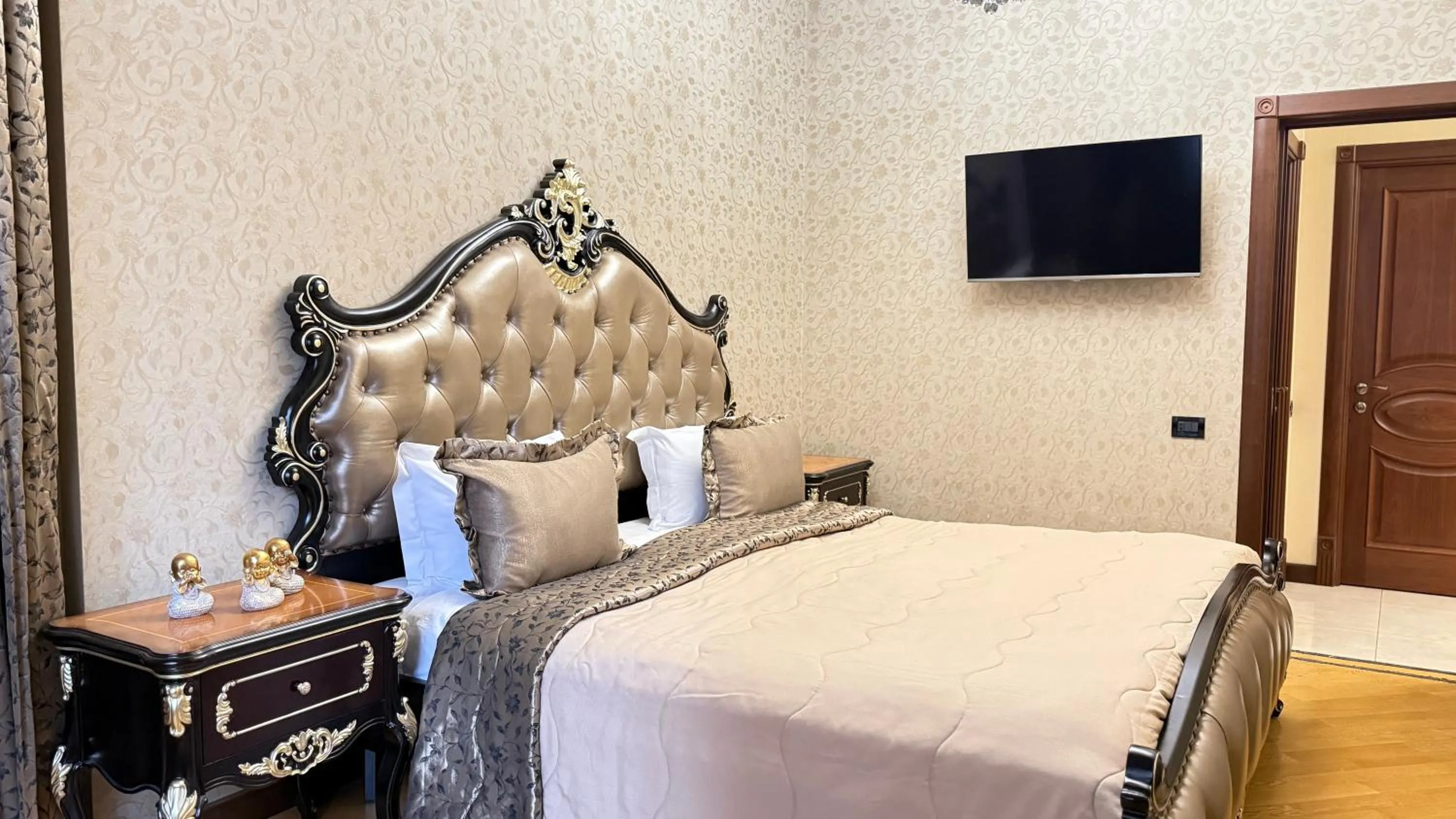 Bed in Sweet Home Apart-Hotel