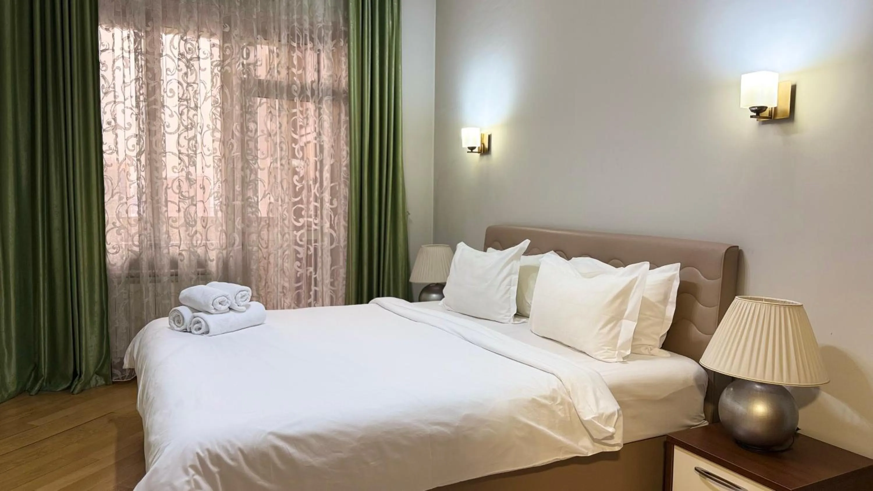 Bed in Sweet Home Apart-Hotel