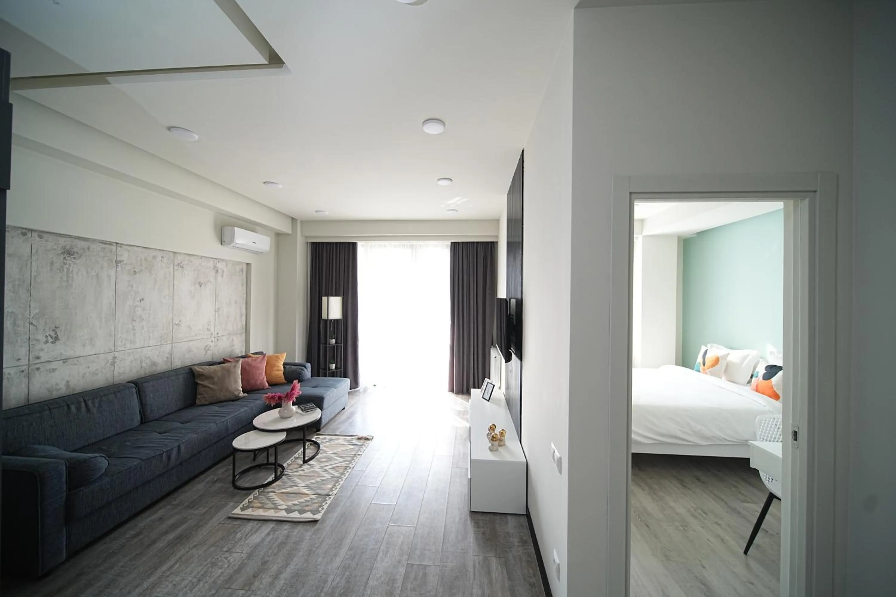 Bed in Sweet Home Apart-Hotel