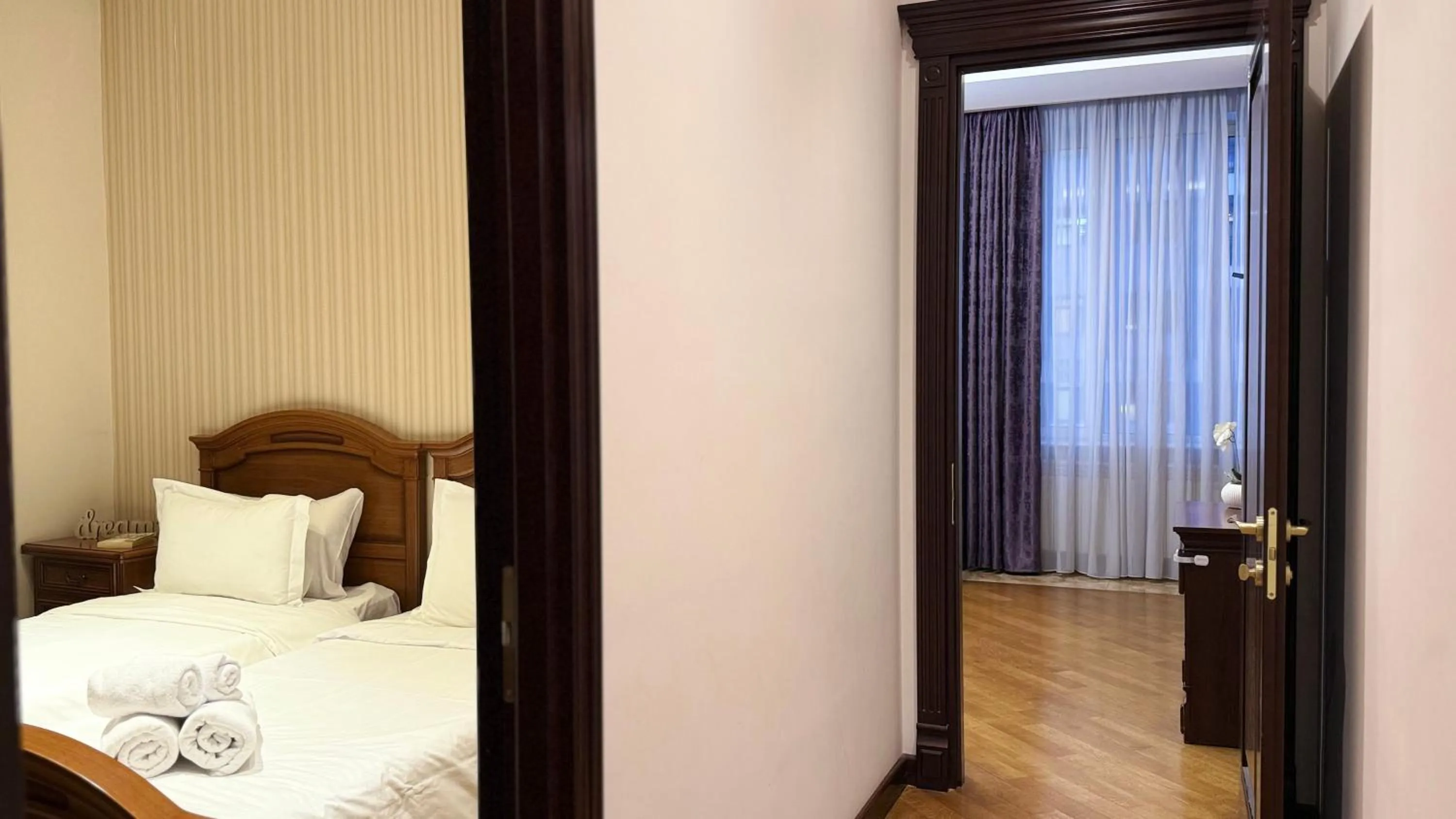 Bed in Sweet Home Apart-Hotel