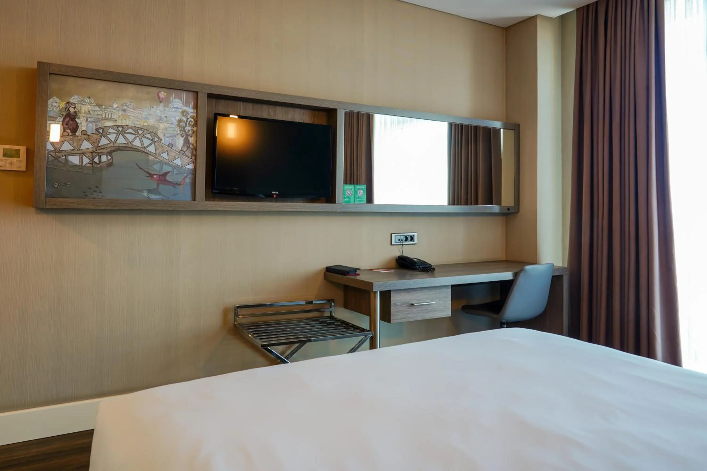 TV and multimedia, Bed in Ramada Encore Istanbul Bayrampasa