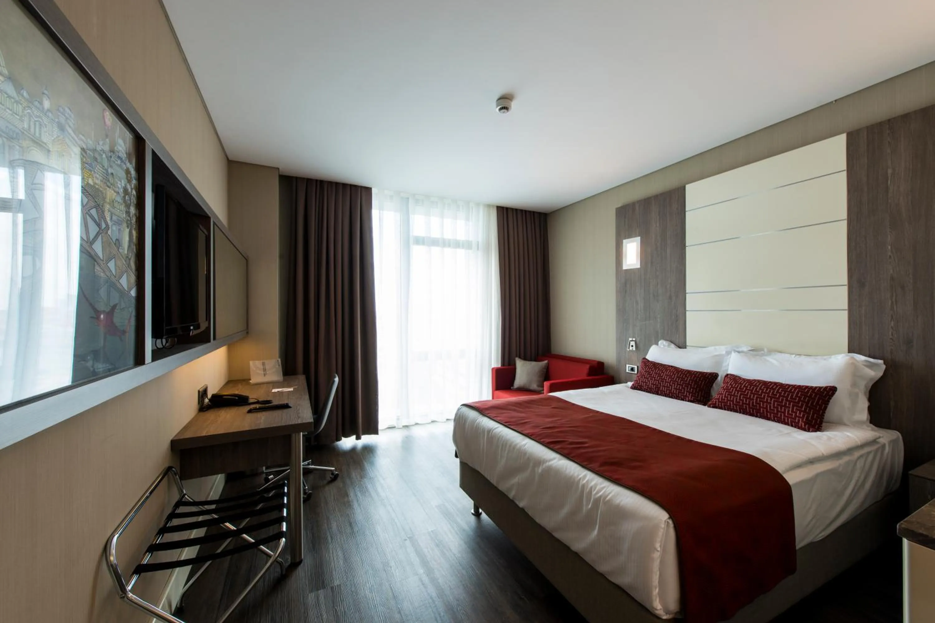 Bed in Ramada Encore Istanbul Bayrampasa