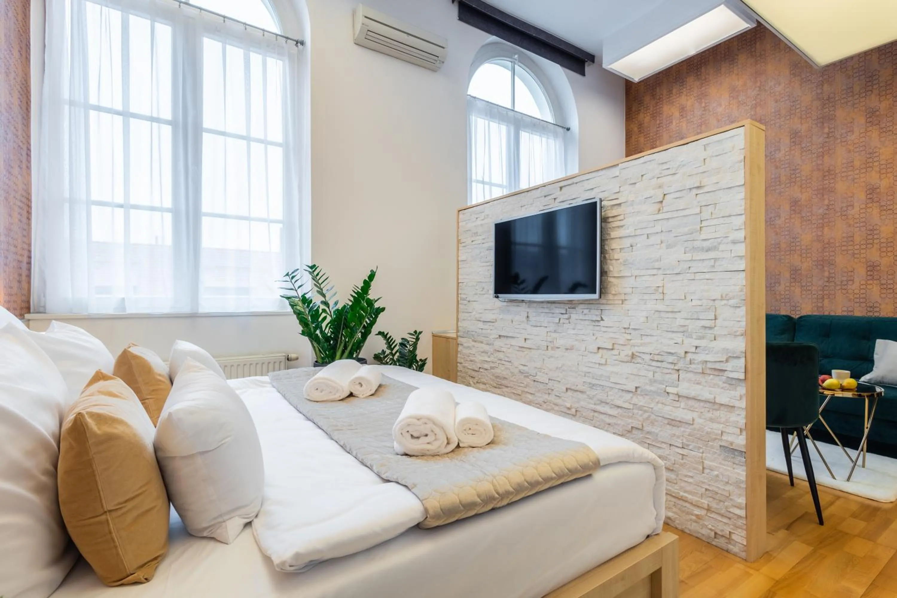 Bed in Hotel Dikul Market Square Wroclaw