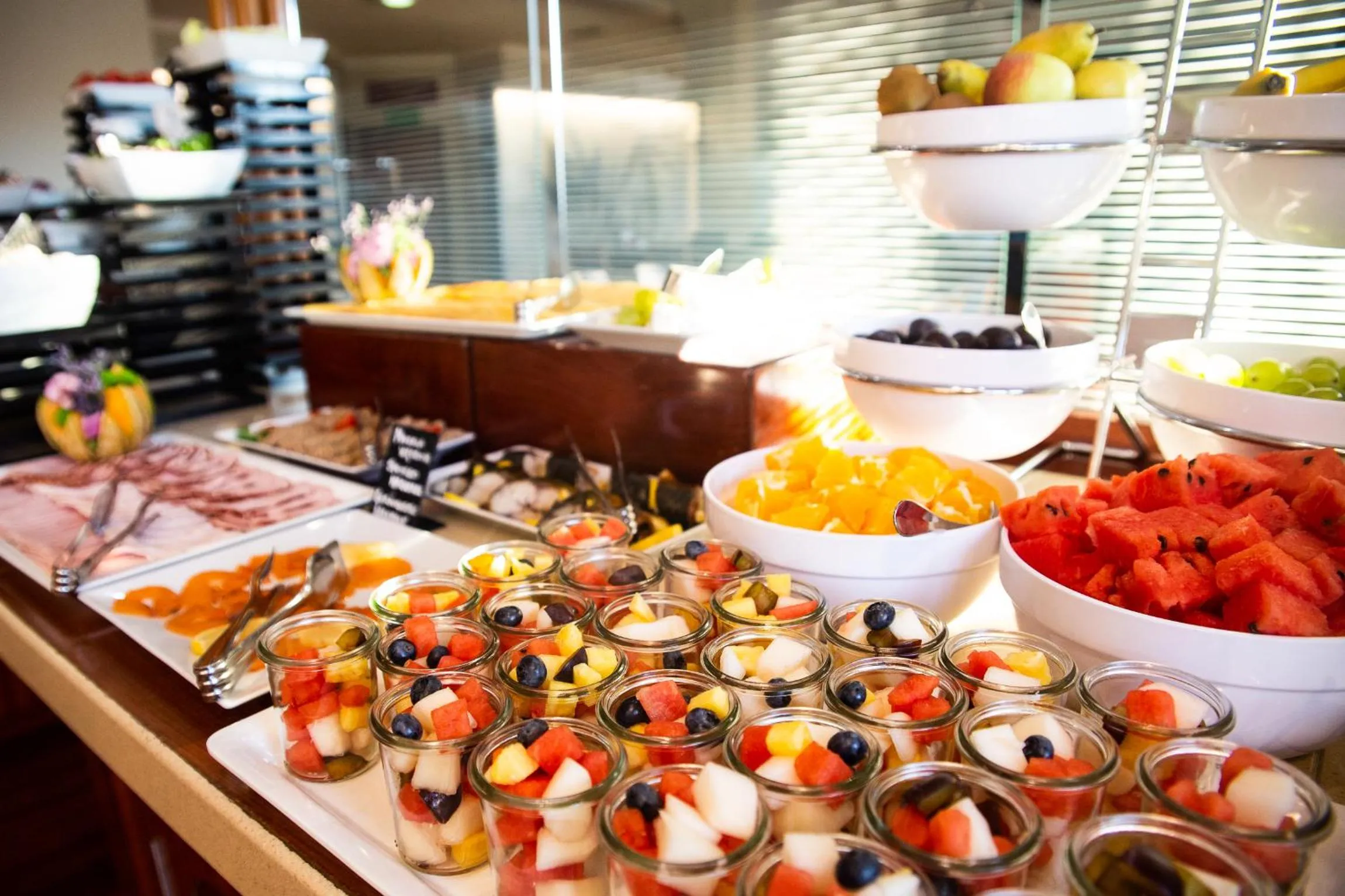 Buffet breakfast in Hotel Filmar