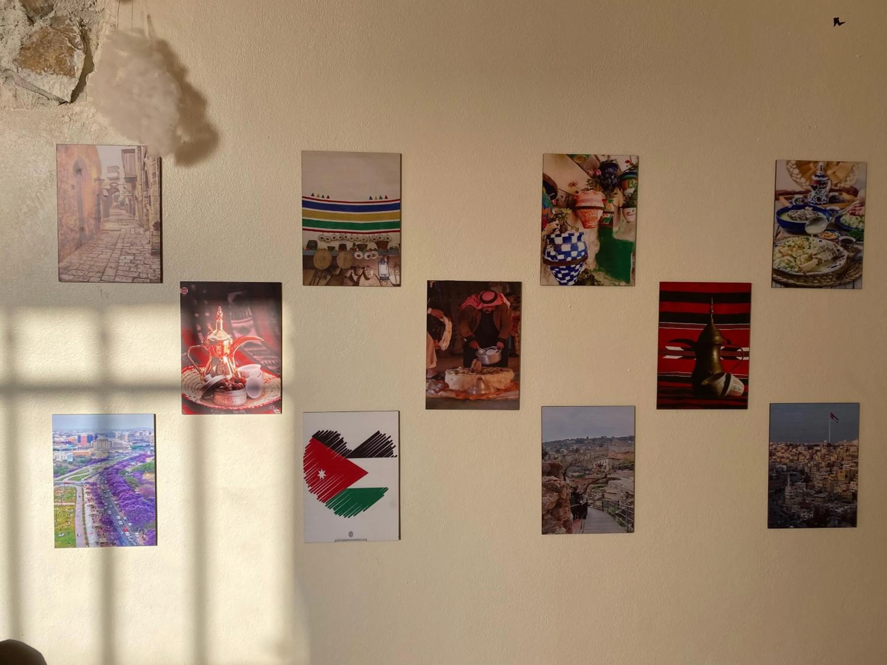 Decorative detail in Nabati hostel