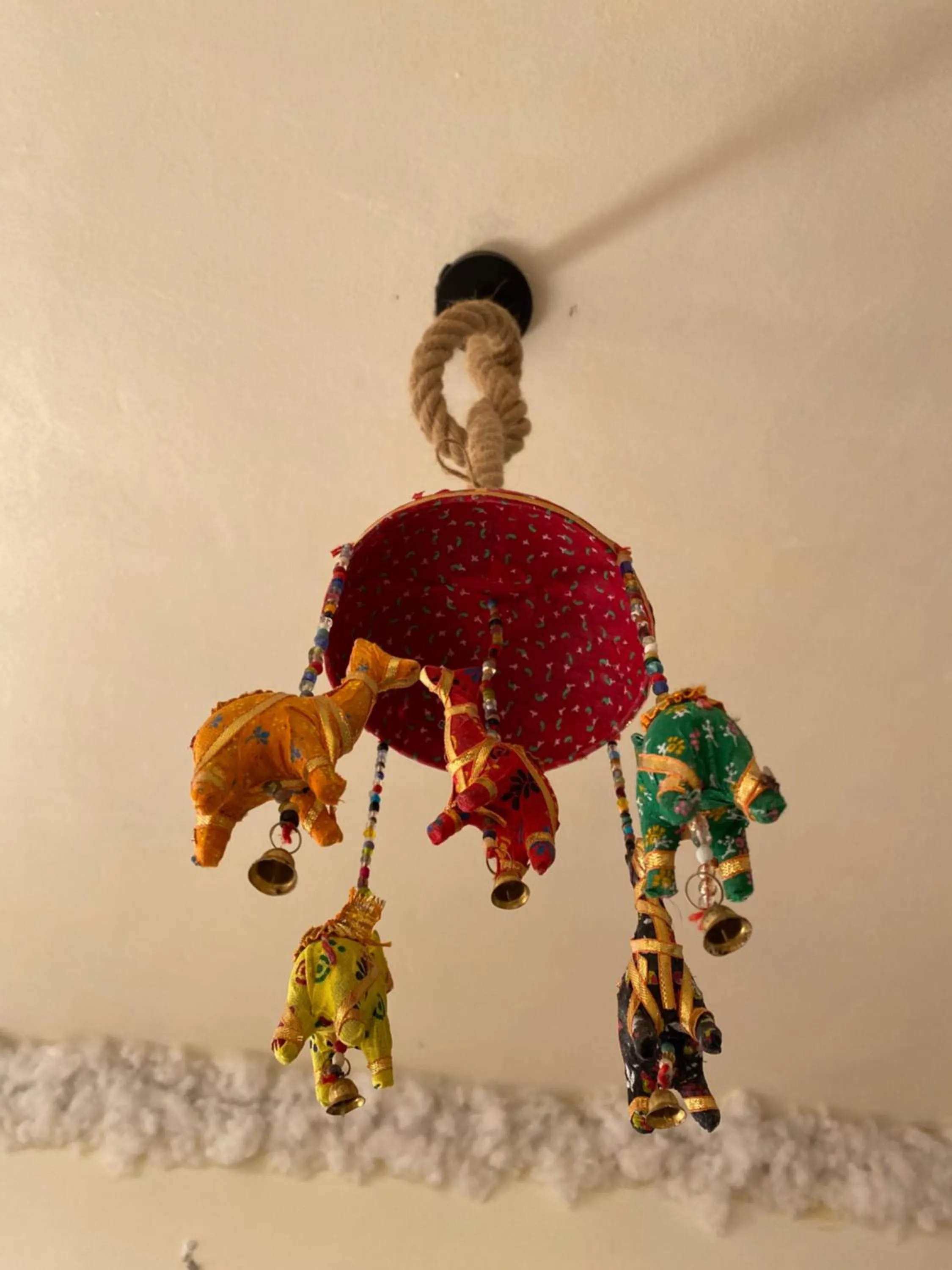 Decorative detail in Nabati hostel