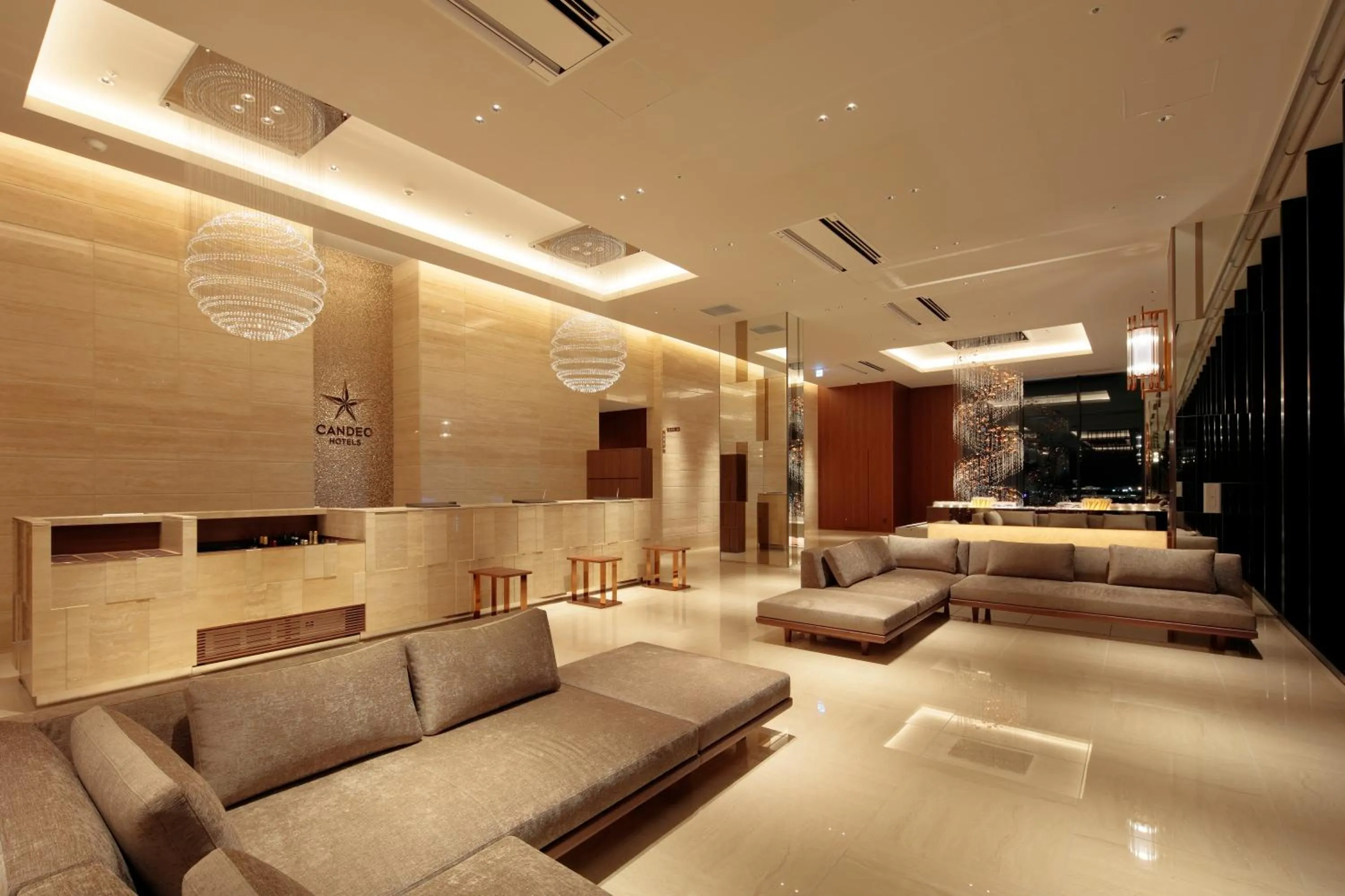 Lobby or reception in Candeo Hotels Utsunomiya