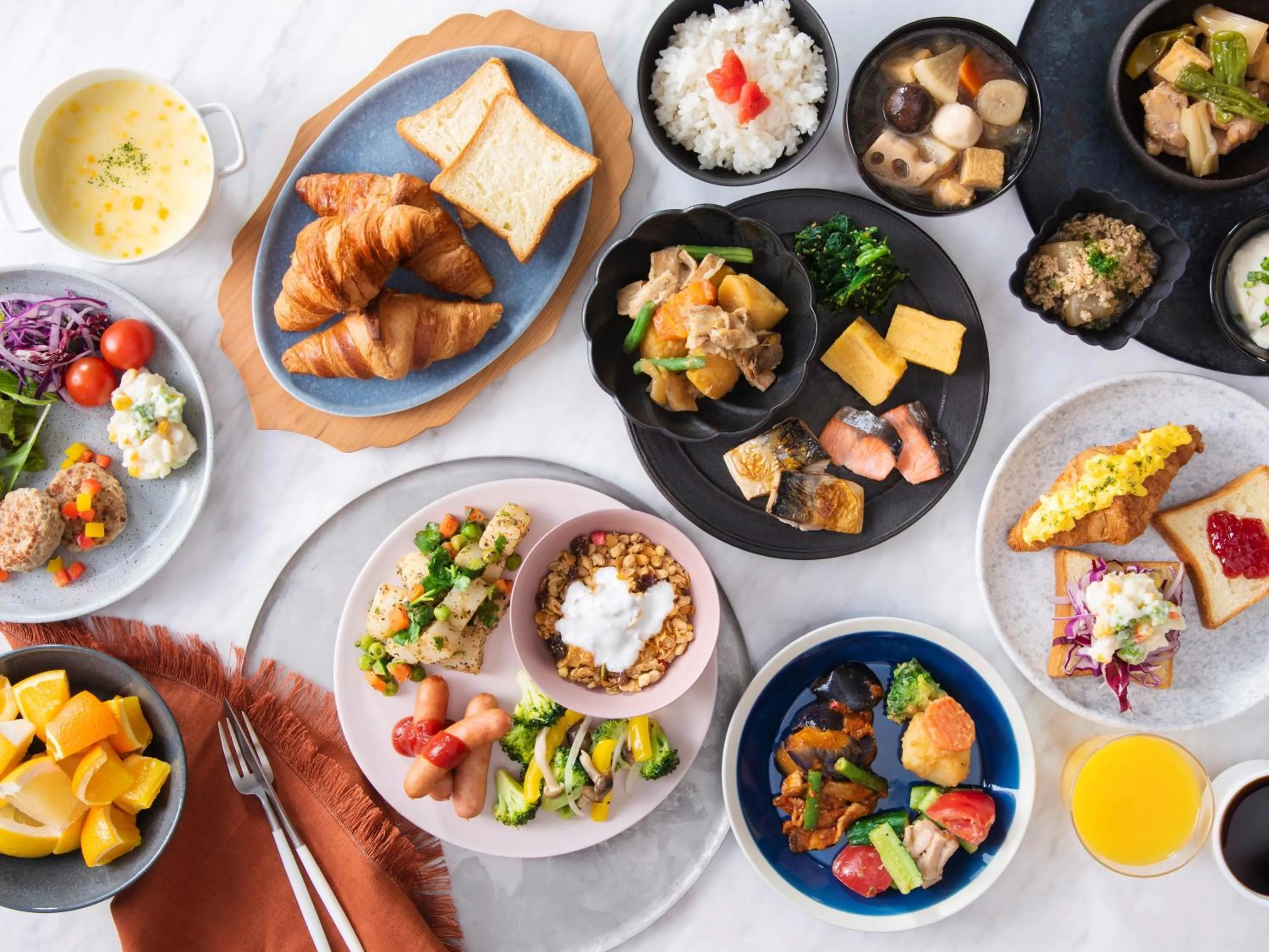 Buffet breakfast in Candeo Hotels Utsunomiya