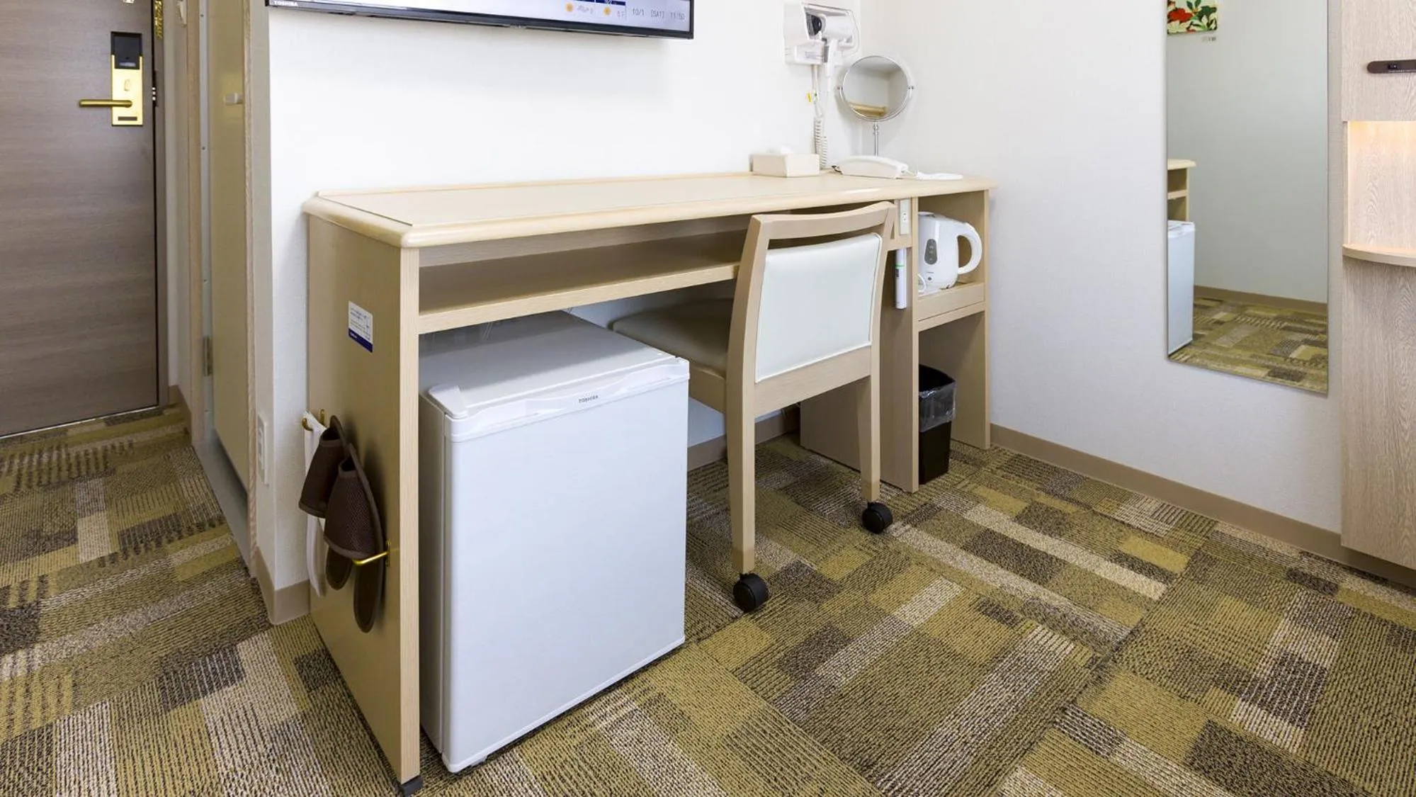 Photo of the whole room in Toyoko Inn Tokyo Keio-sen Higashi-fuchu-eki Kita-guchi