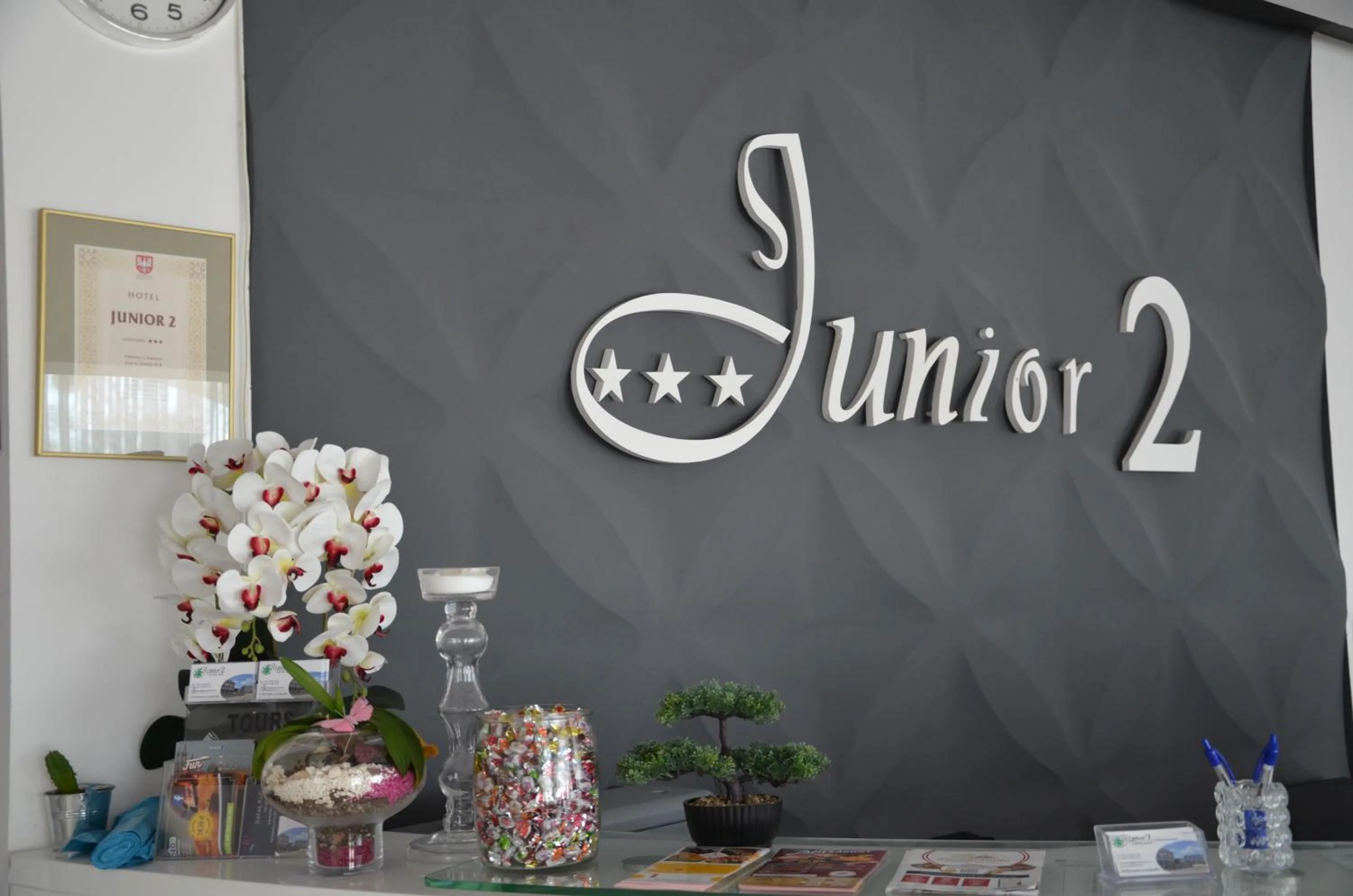 Lobby or reception in Hotel Junior 2