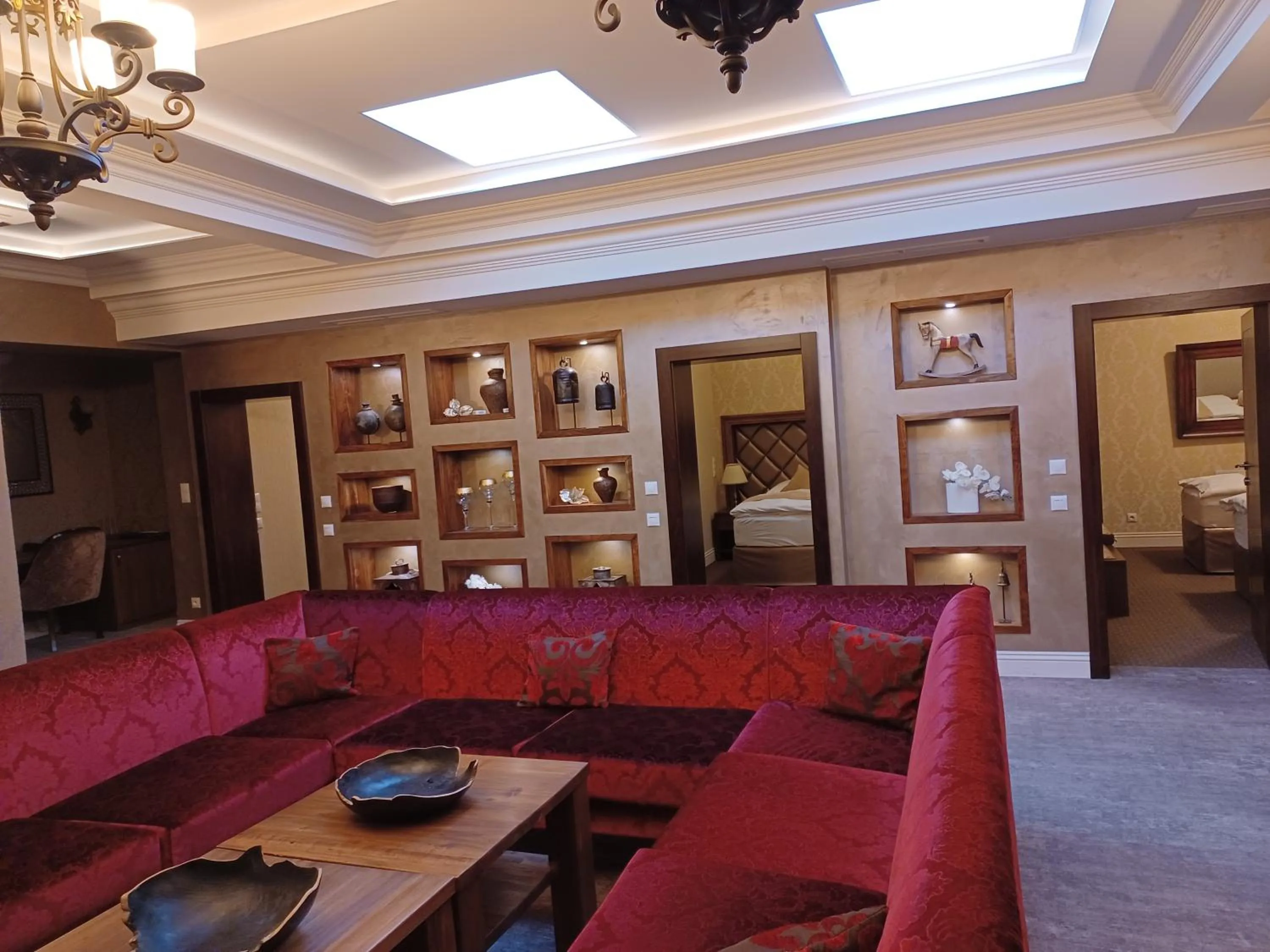 Seating area in Hotel Dvorana