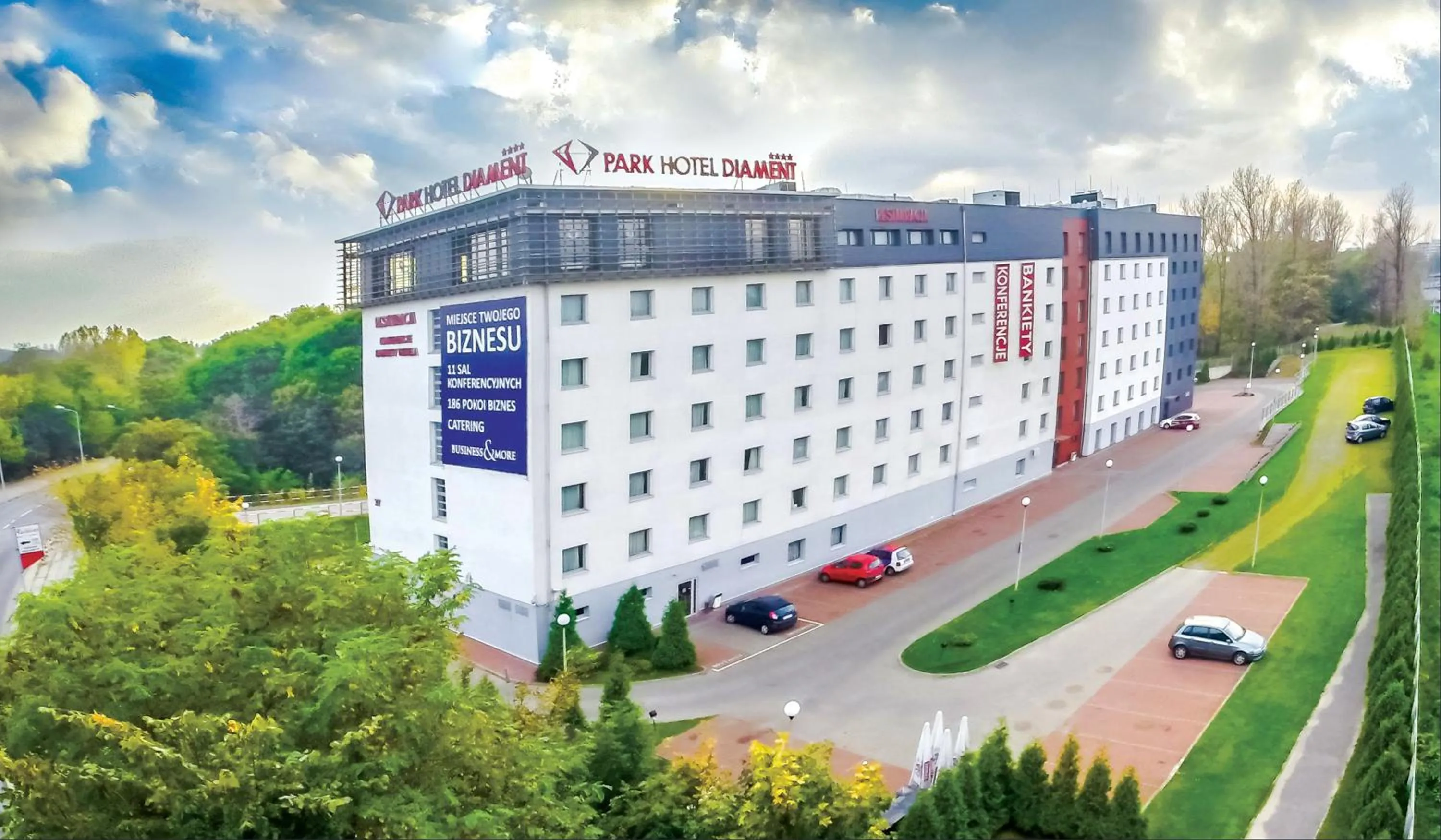 Property building in Park Hotel Diament Katowice
