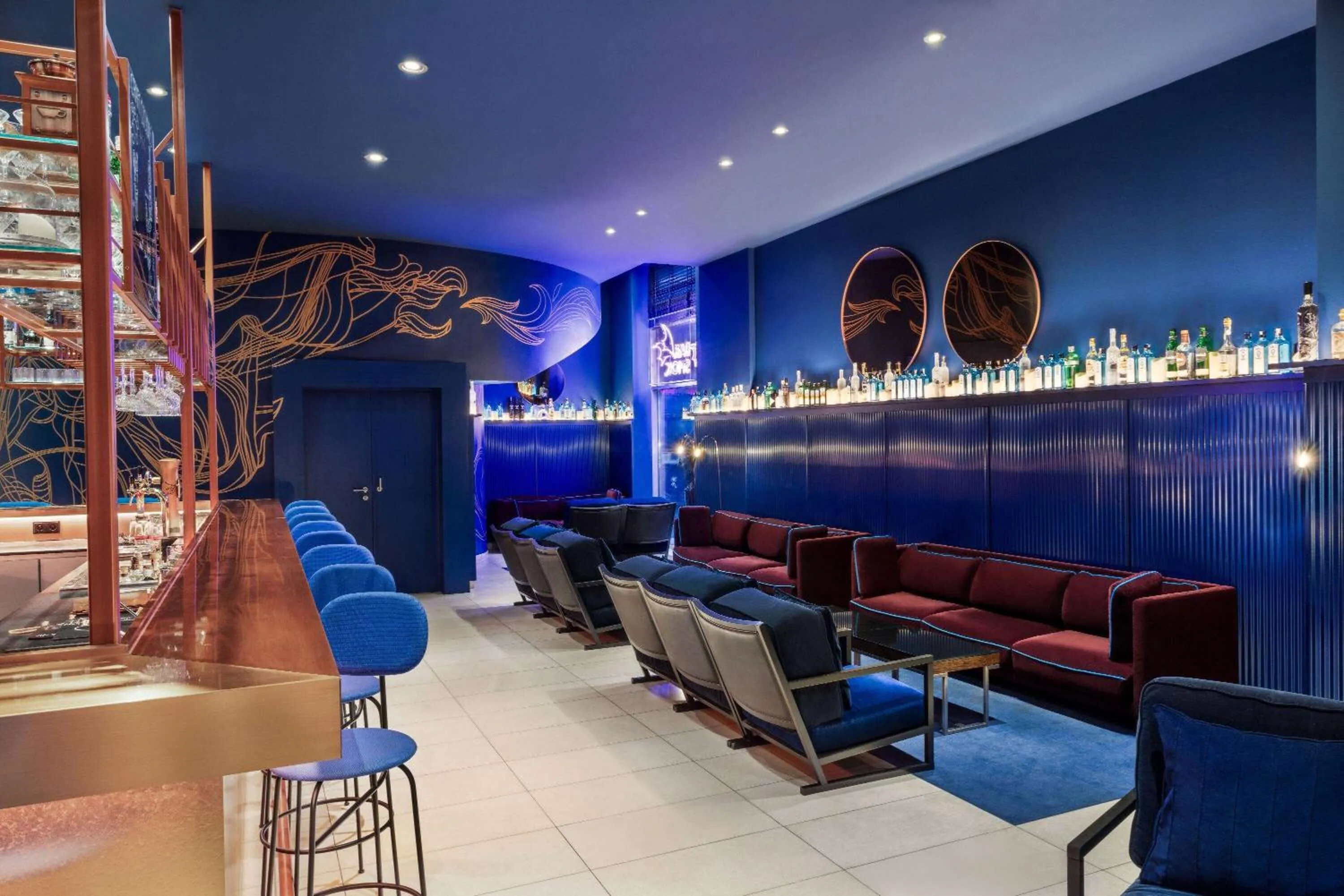 Lounge or bar in Vienna House by Wyndham Andel's Cracow