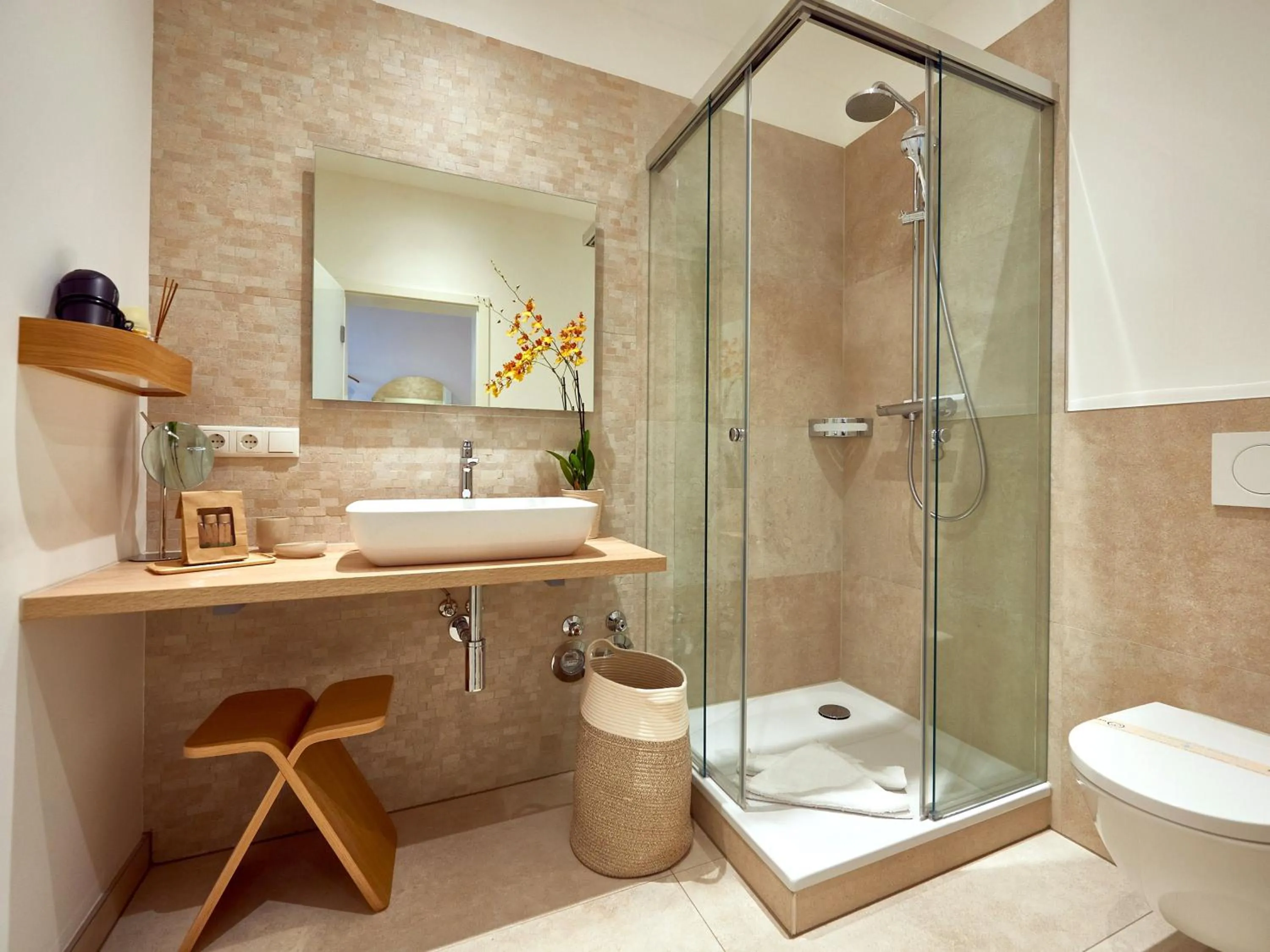 Shower in Ferienwohnung AMAPOLA - Villa Odin