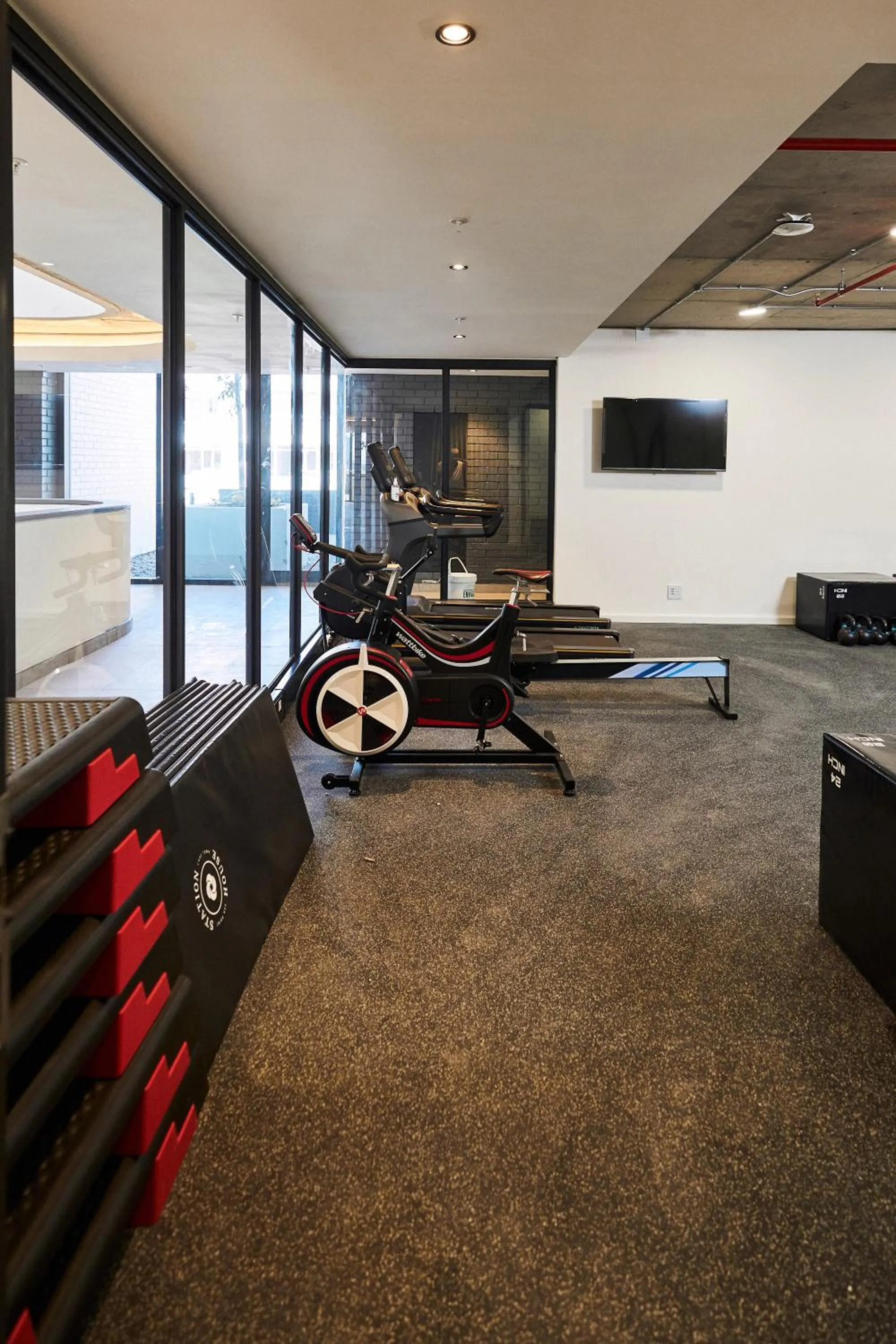 Fitness centre/facilities in Home Suite Hotels Station House