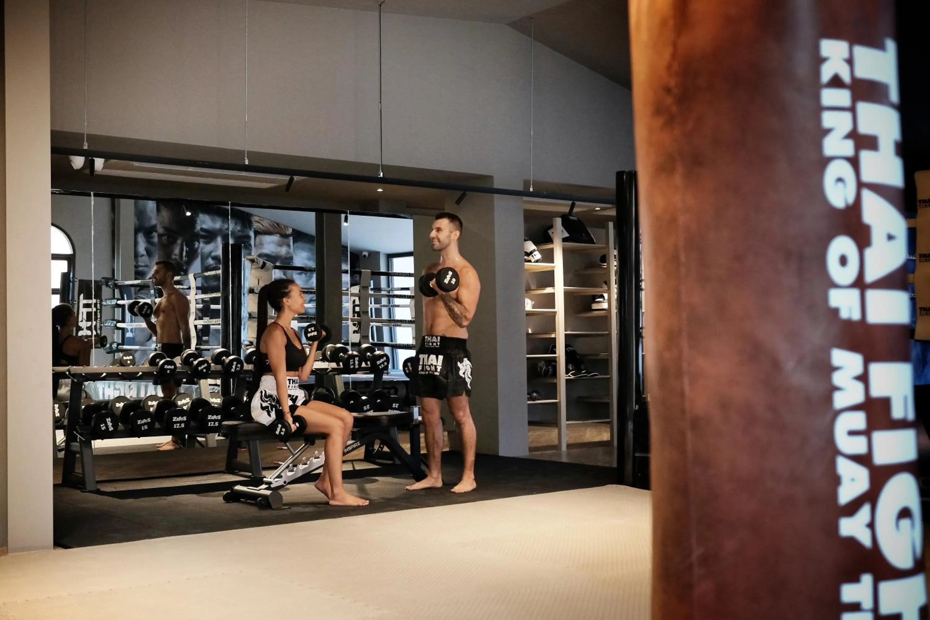 Fitness centre/facilities in Thai Fight Hotel