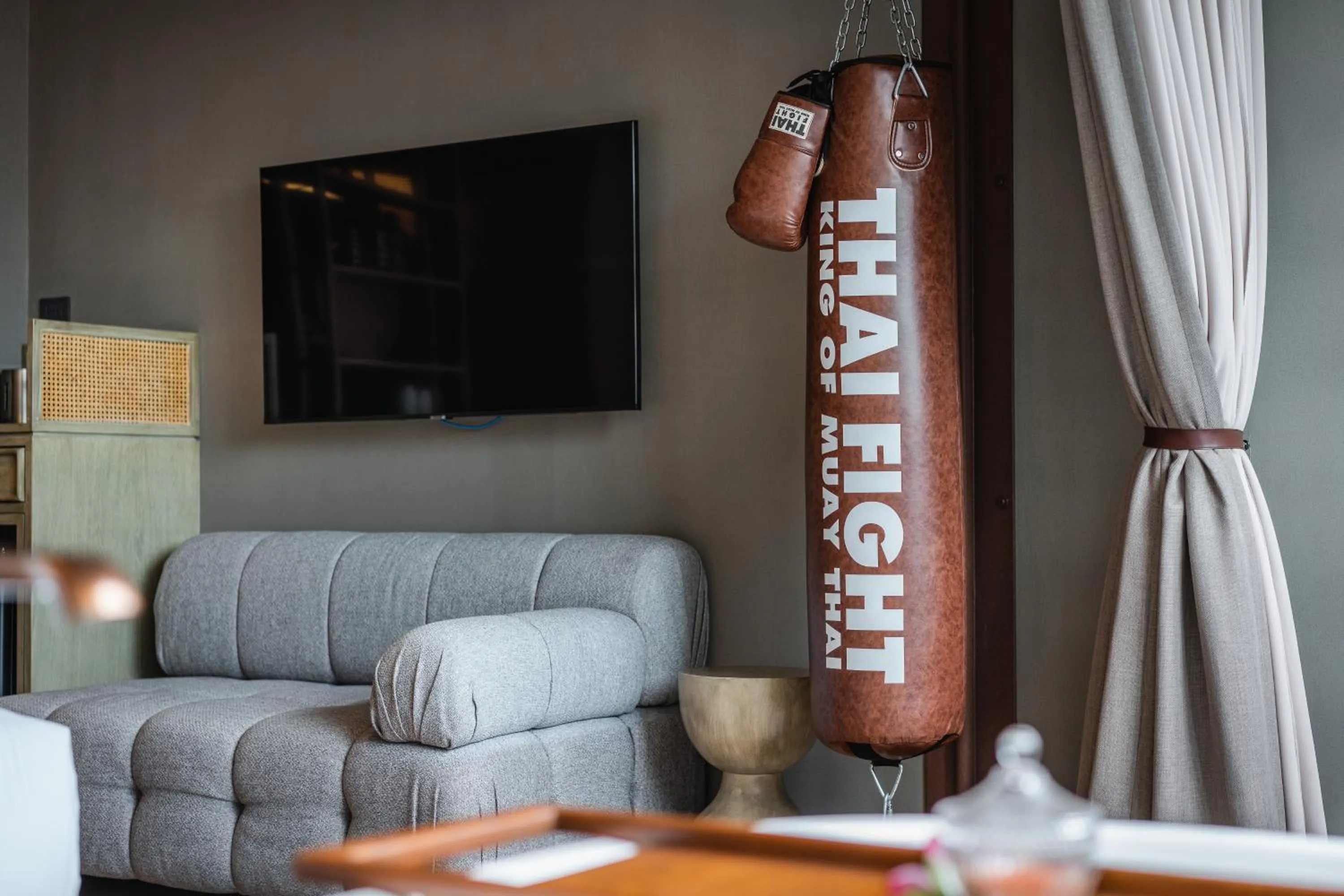 Seating area in Thai Fight Hotel