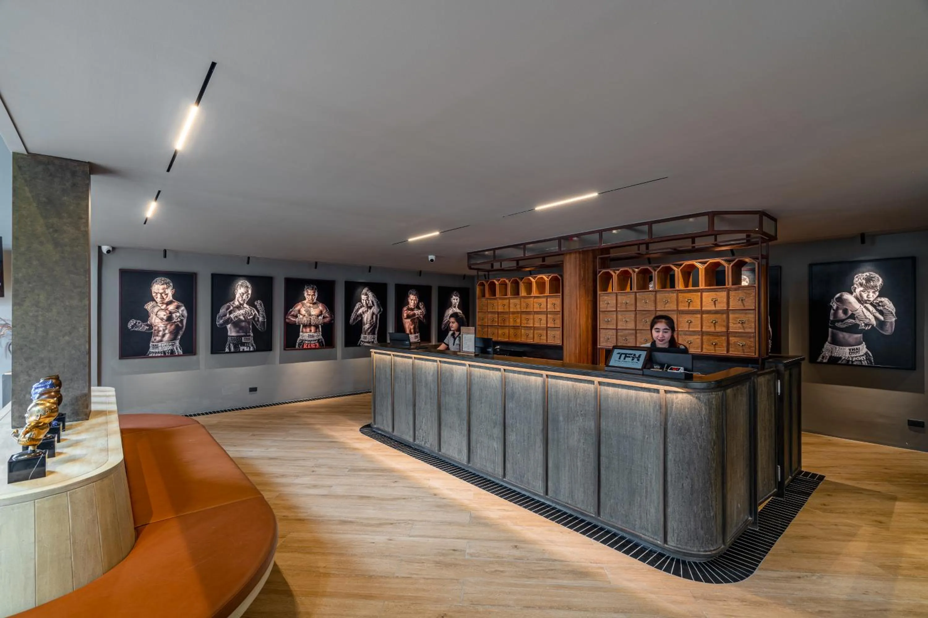 Lobby or reception in Thai Fight Hotel