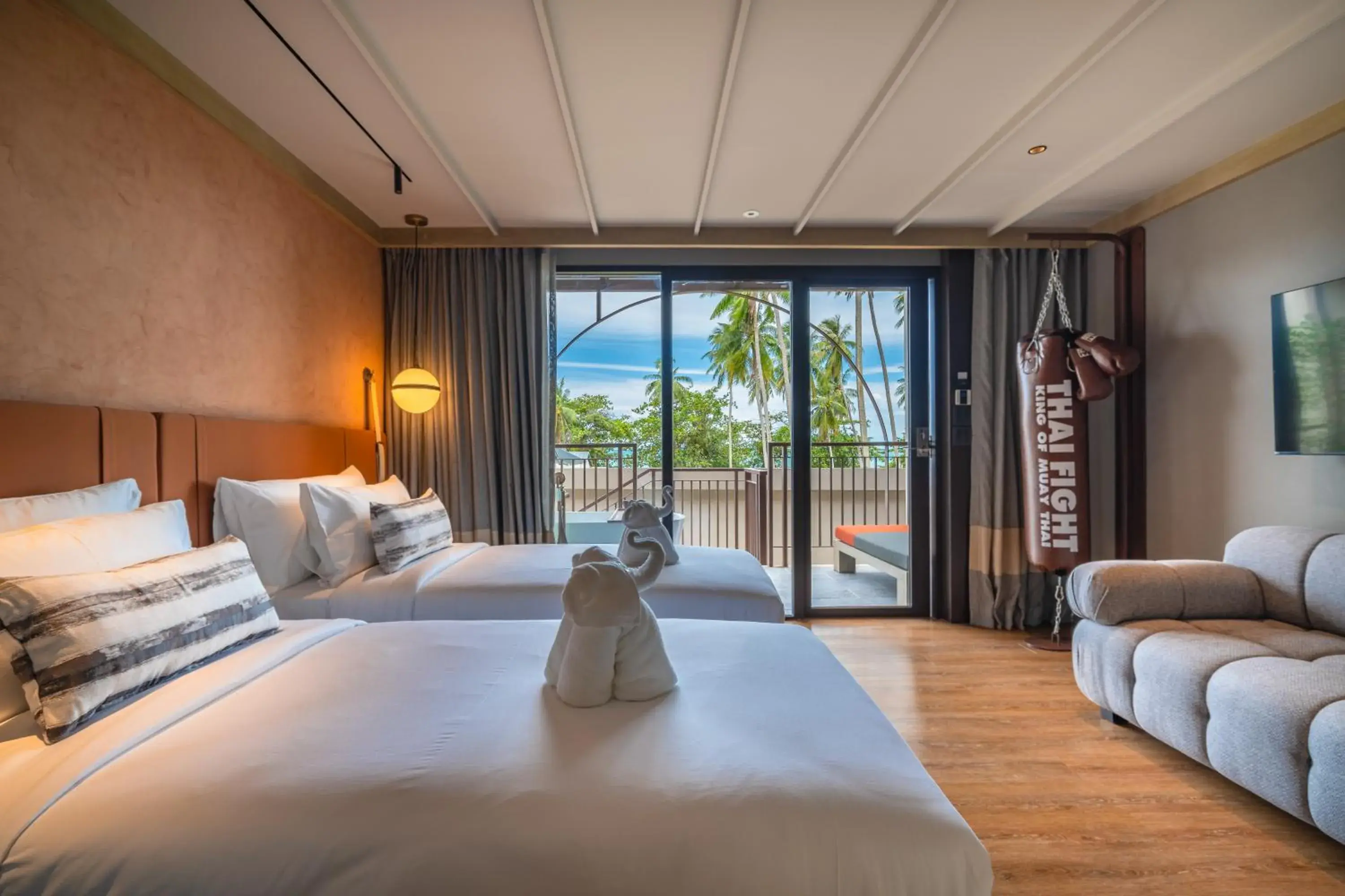 Deluxe Double Room in Thai Fight Hotel Deluxe Double Room in Thai Fight Hotel