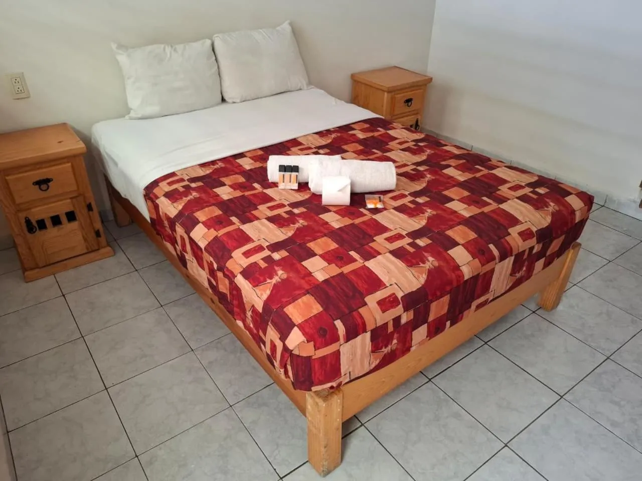 Bed in Hotel Meson de Carolina