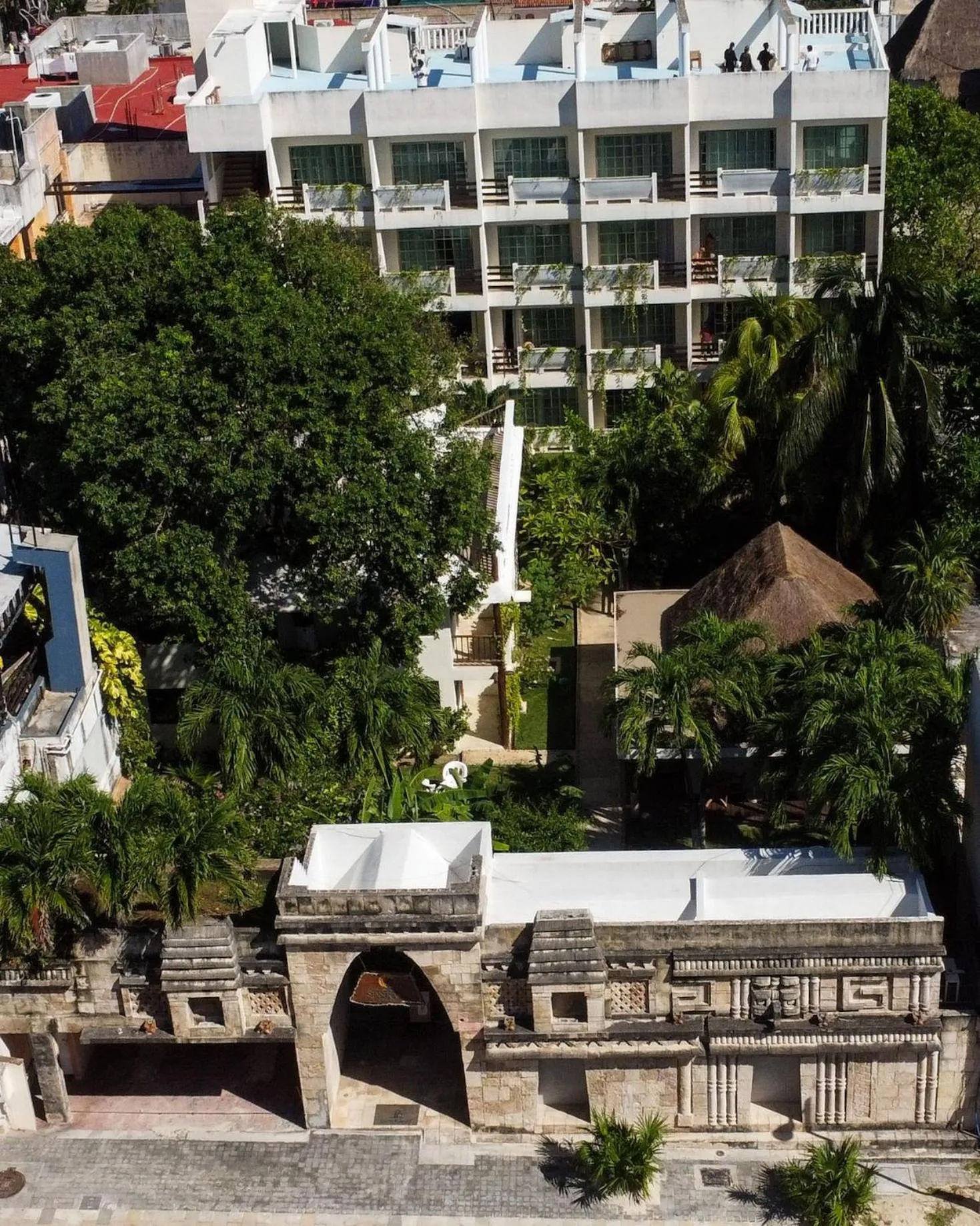 Property building in Posada Sian Kaan Playa del Carmen - Wellness Oriented Hotel