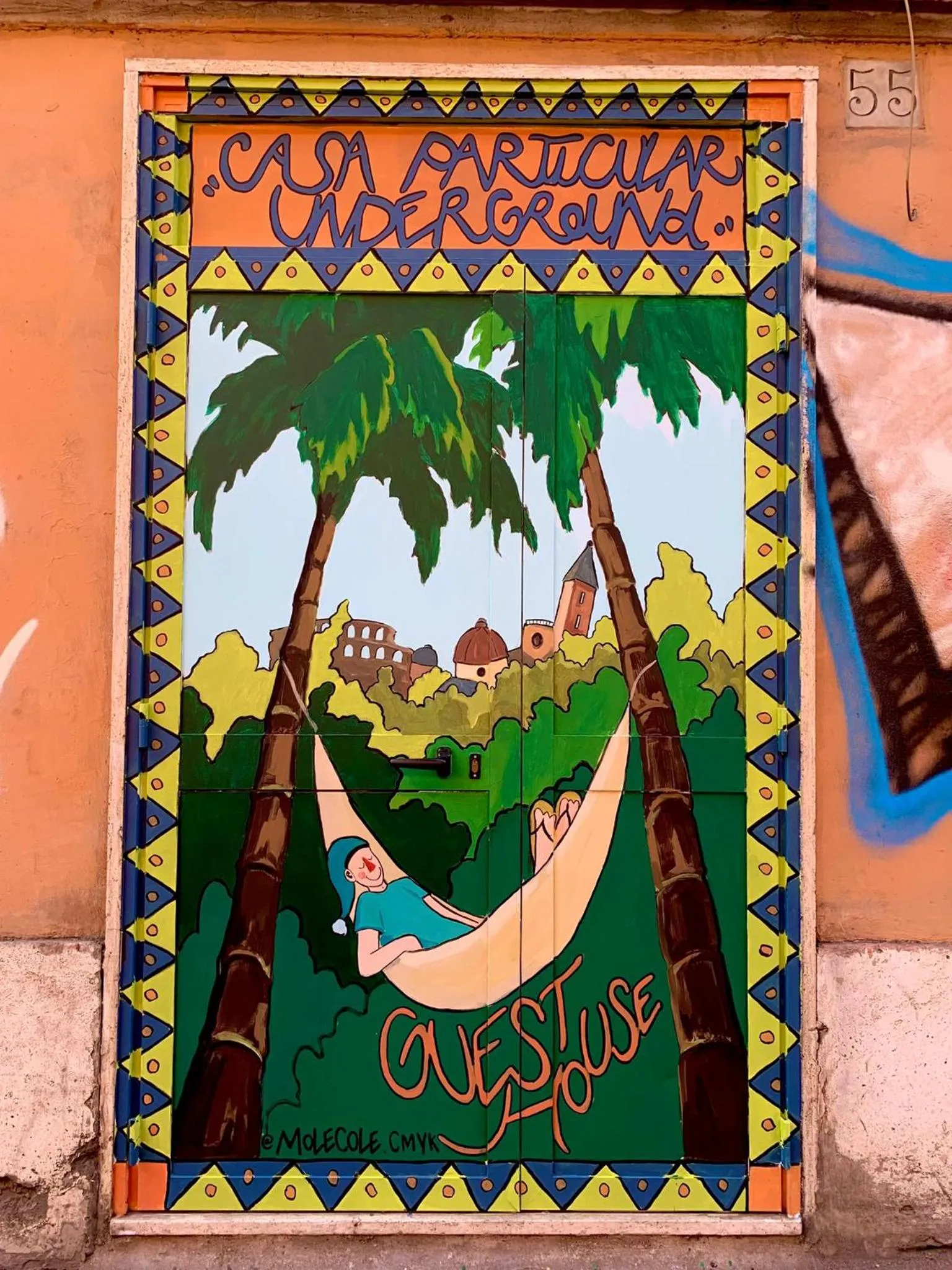 Property building in Casa particular underground