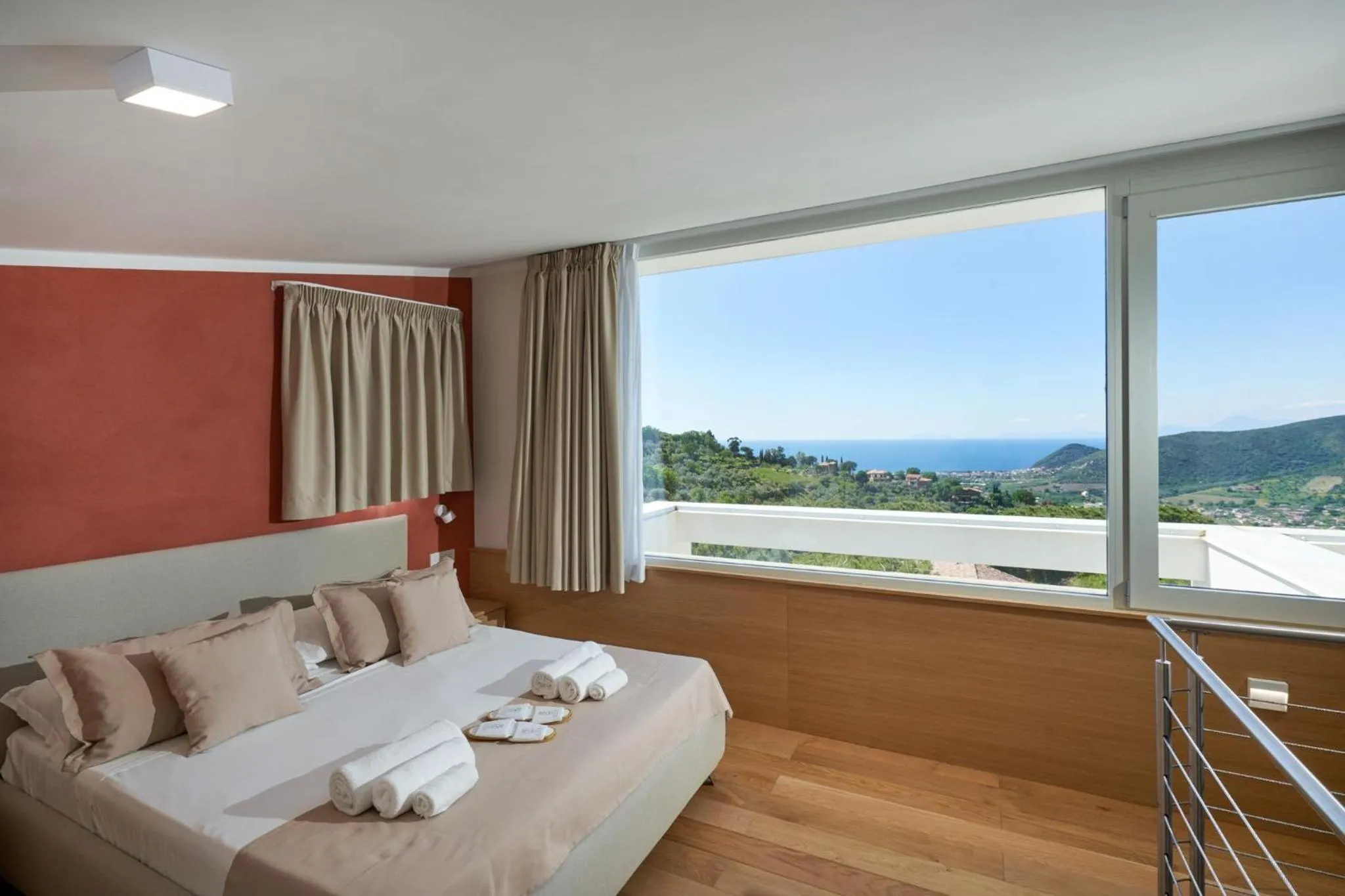 View (from property/room), Bed in Torre Difyos
