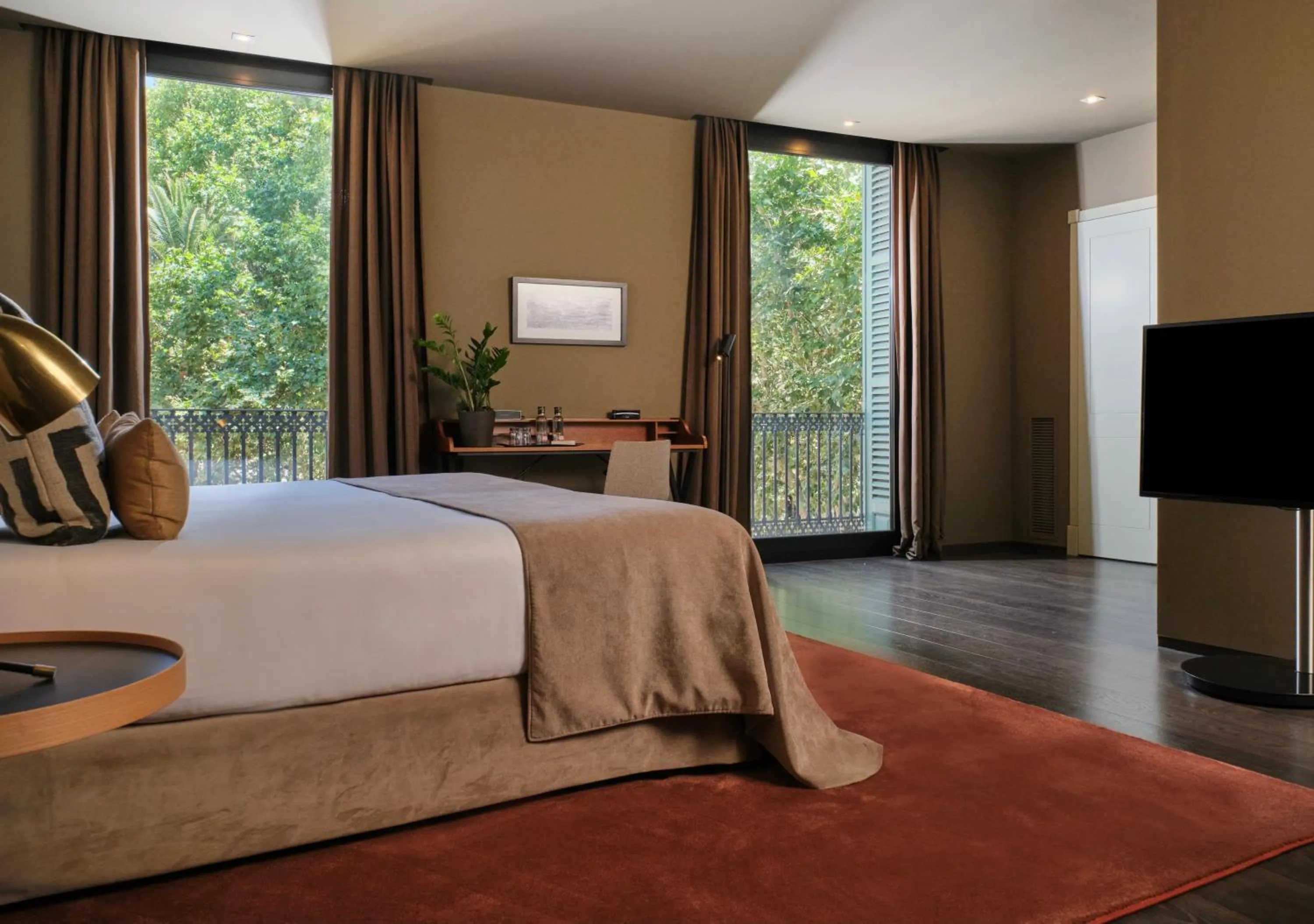 View (from property/room), Bed in Can Alomar Hotel