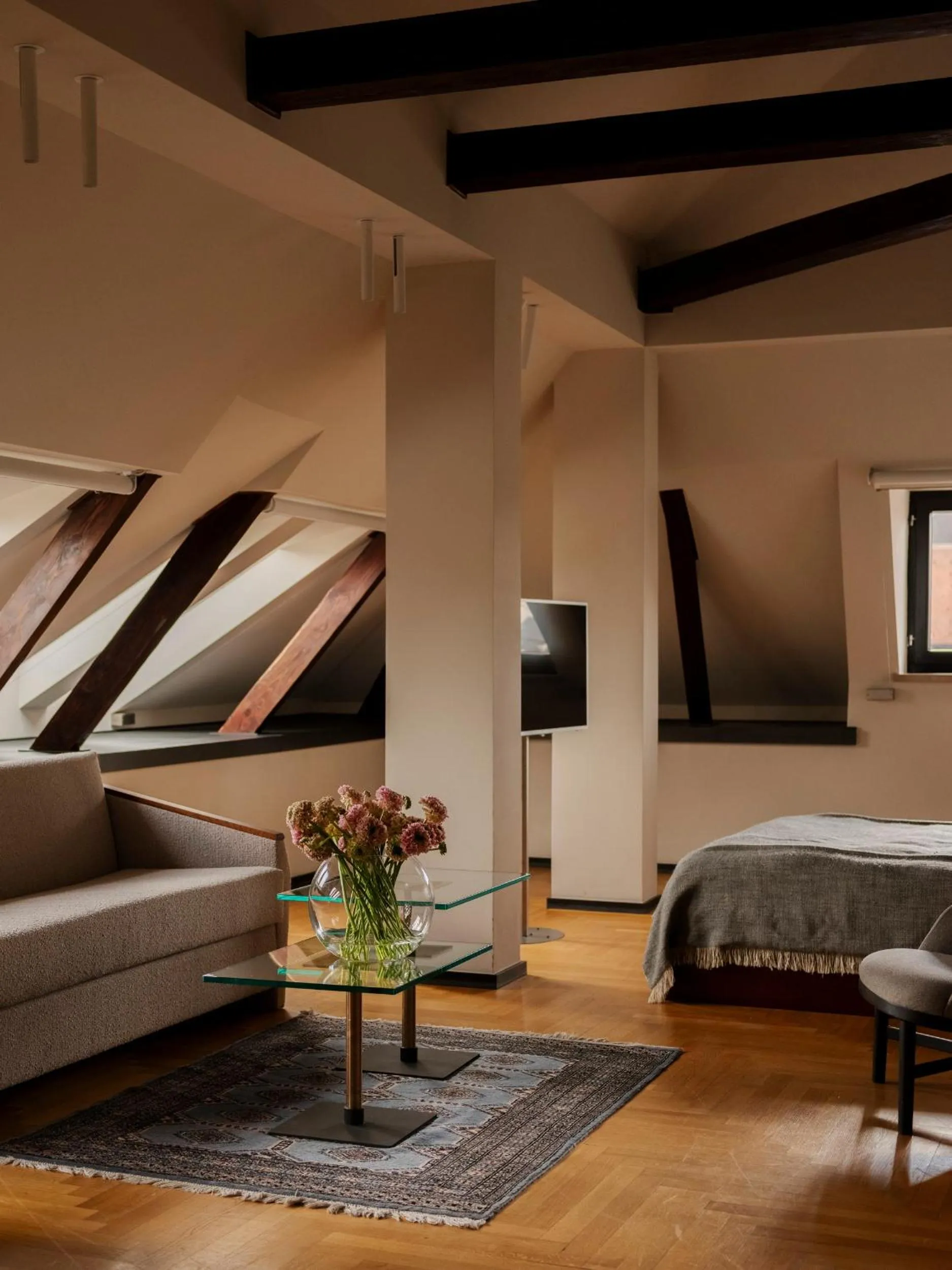 furniture, Bed in Hotel Pod Różą