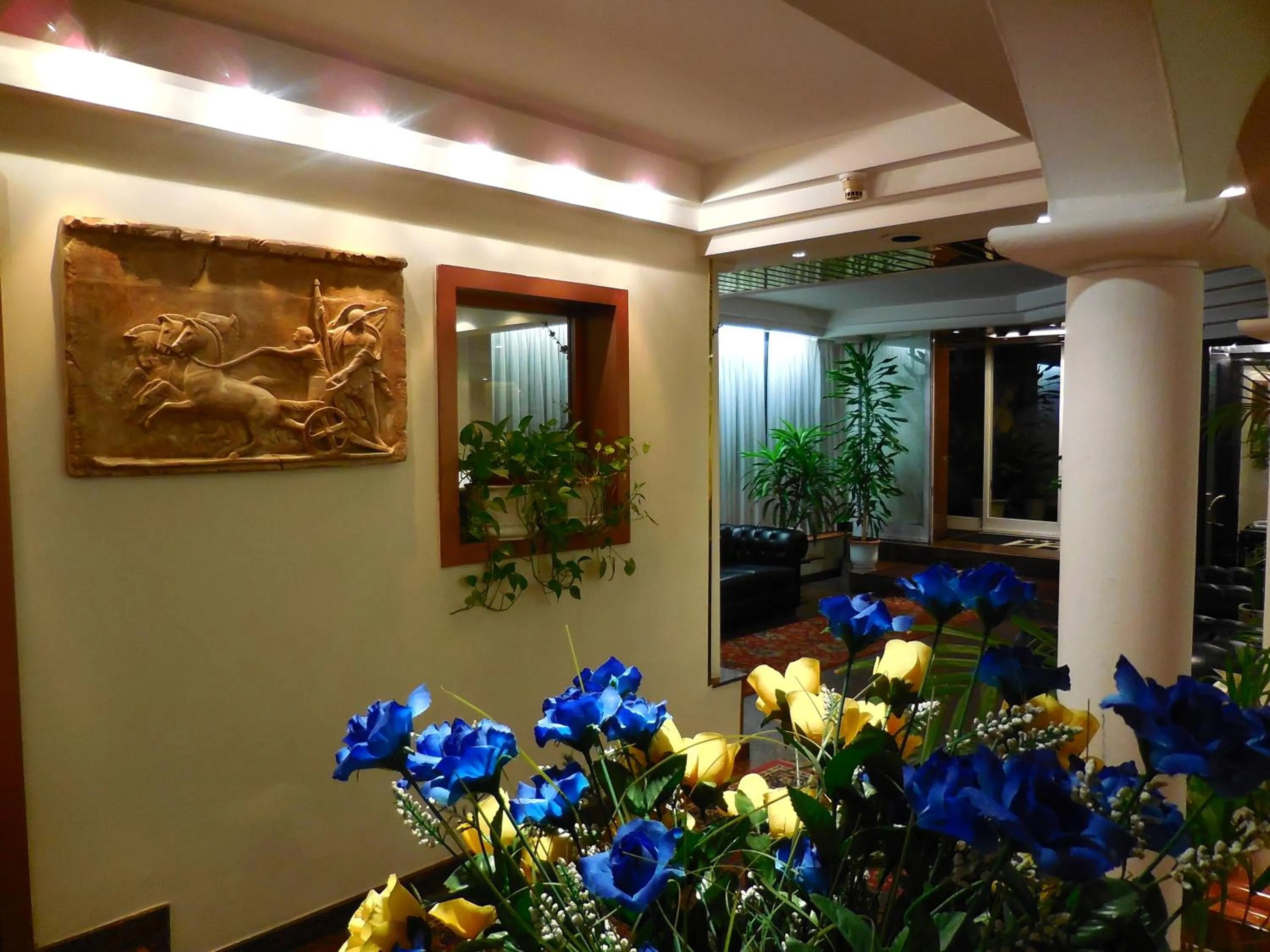 Decorative detail in Hotel Roma