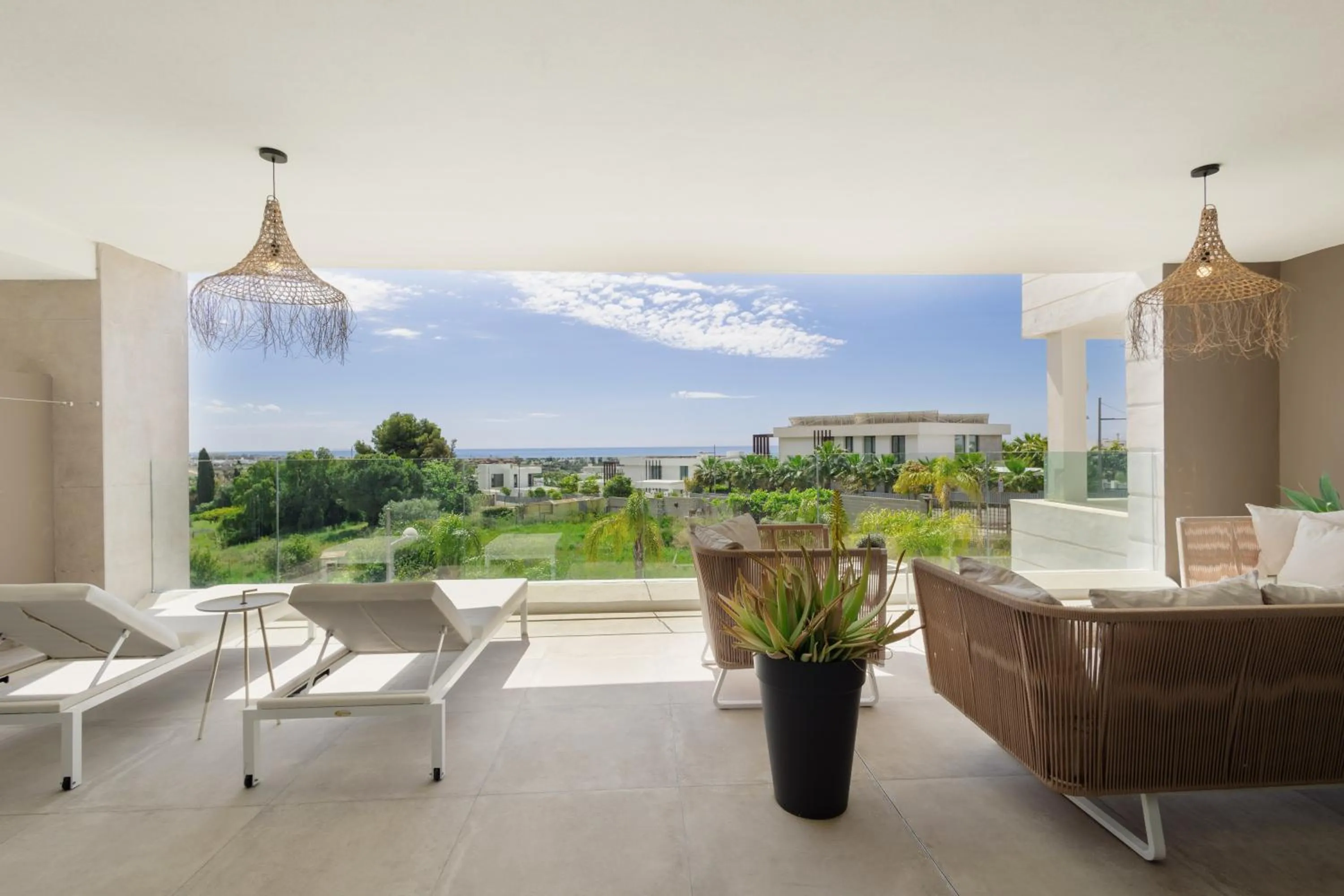 Day in Luxury holiday apartment with 2 bedrooms in Cancelada