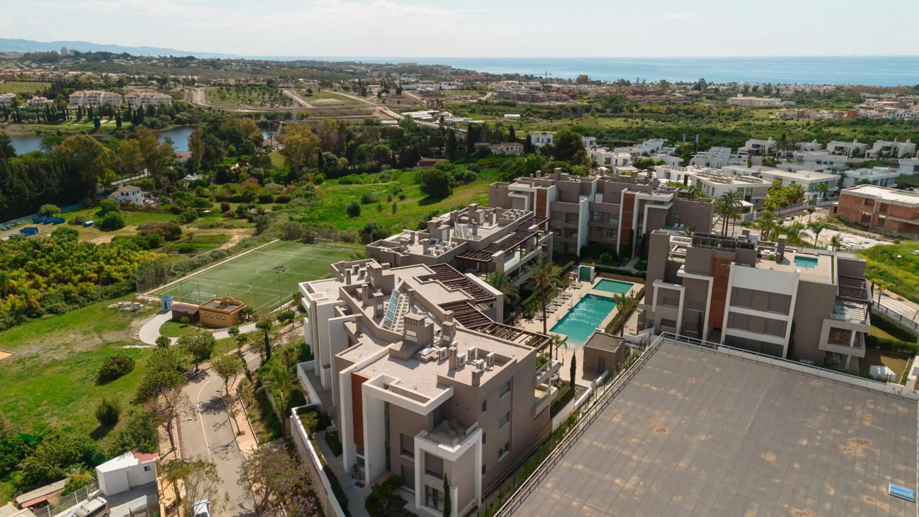 Property building in Luxury holiday apartment with 2 bedrooms in Cancelada