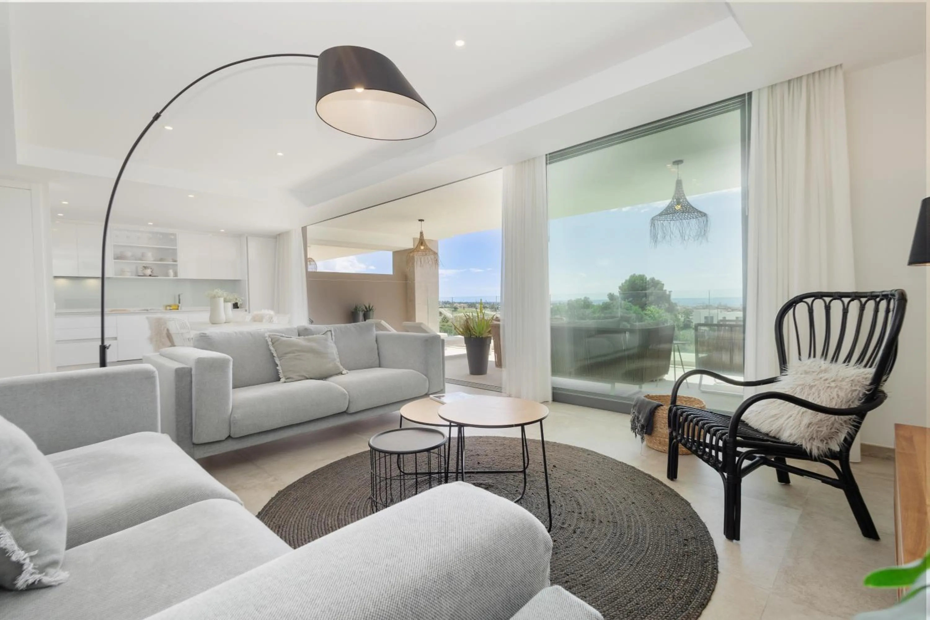 Balcony/Terrace in Luxury holiday apartment with 2 bedrooms in Cancelada
