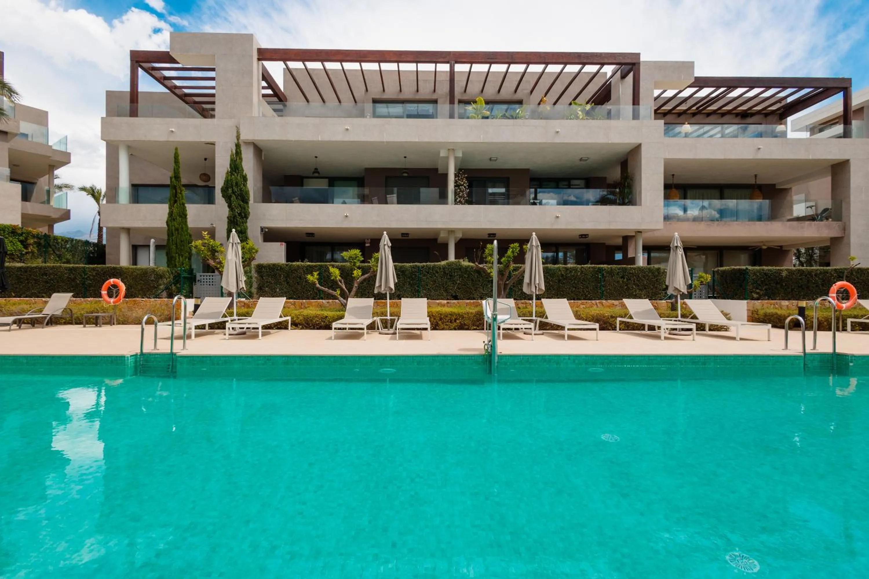 Property building in Luxury holiday apartment with 2 bedrooms in Cancelada