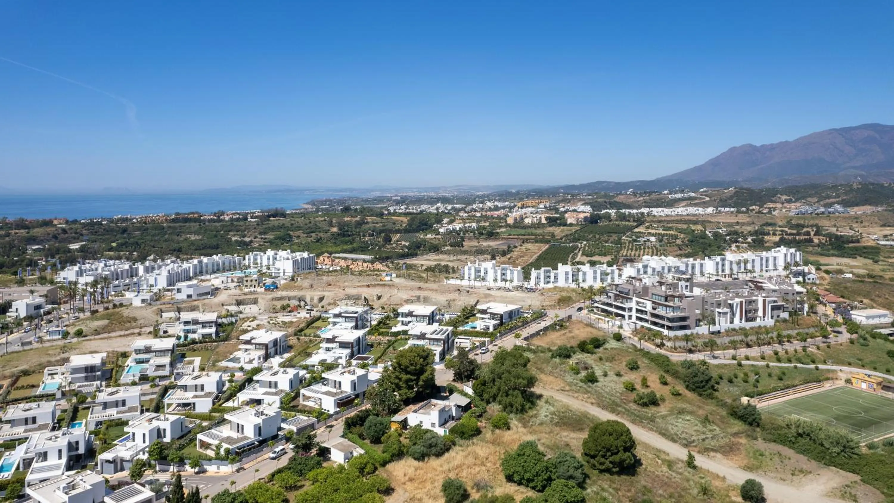 Bird's eye view in Luxury holiday apartment with 2 bedrooms in Cancelada