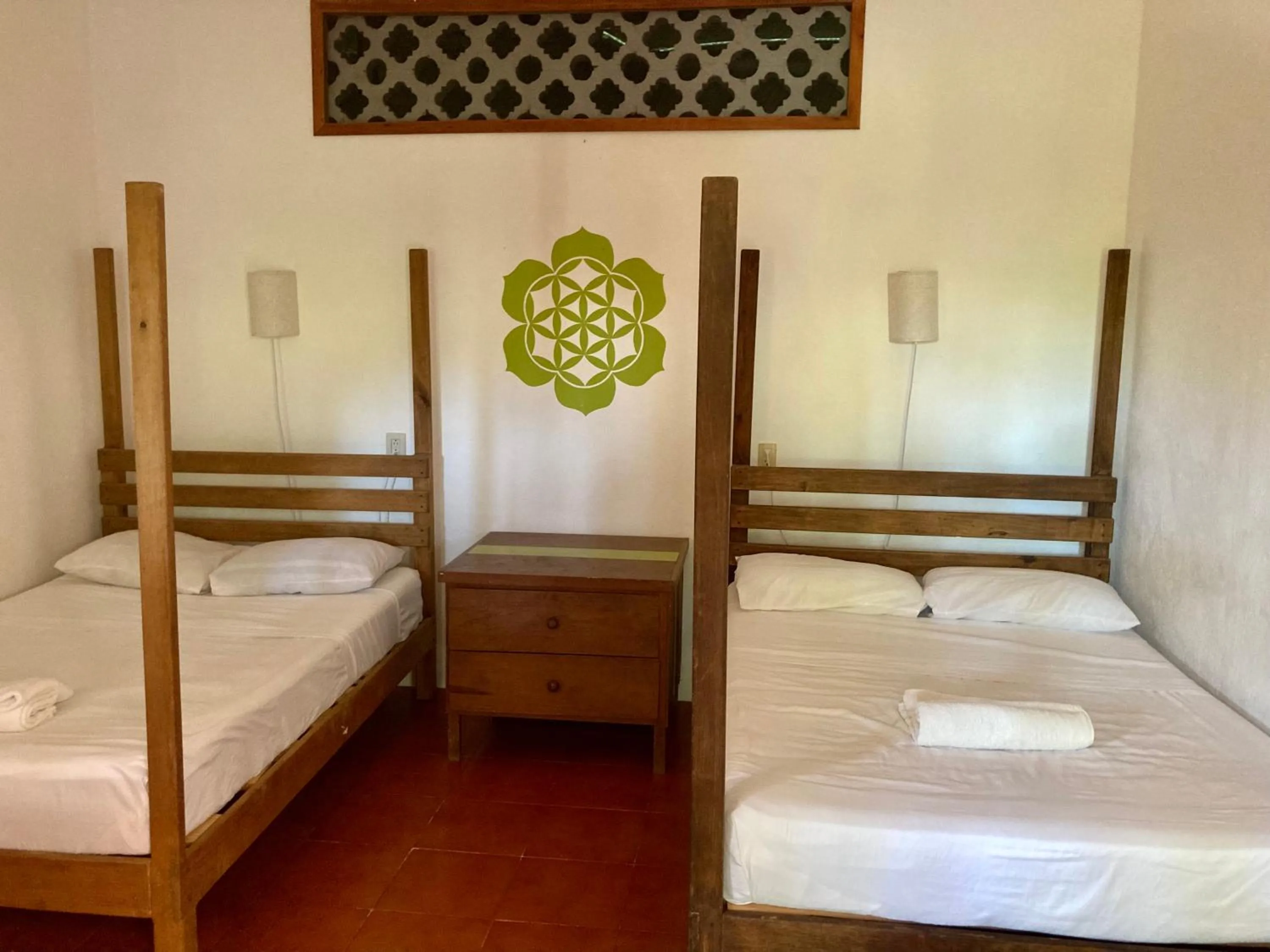 Bed in Posada Paloma