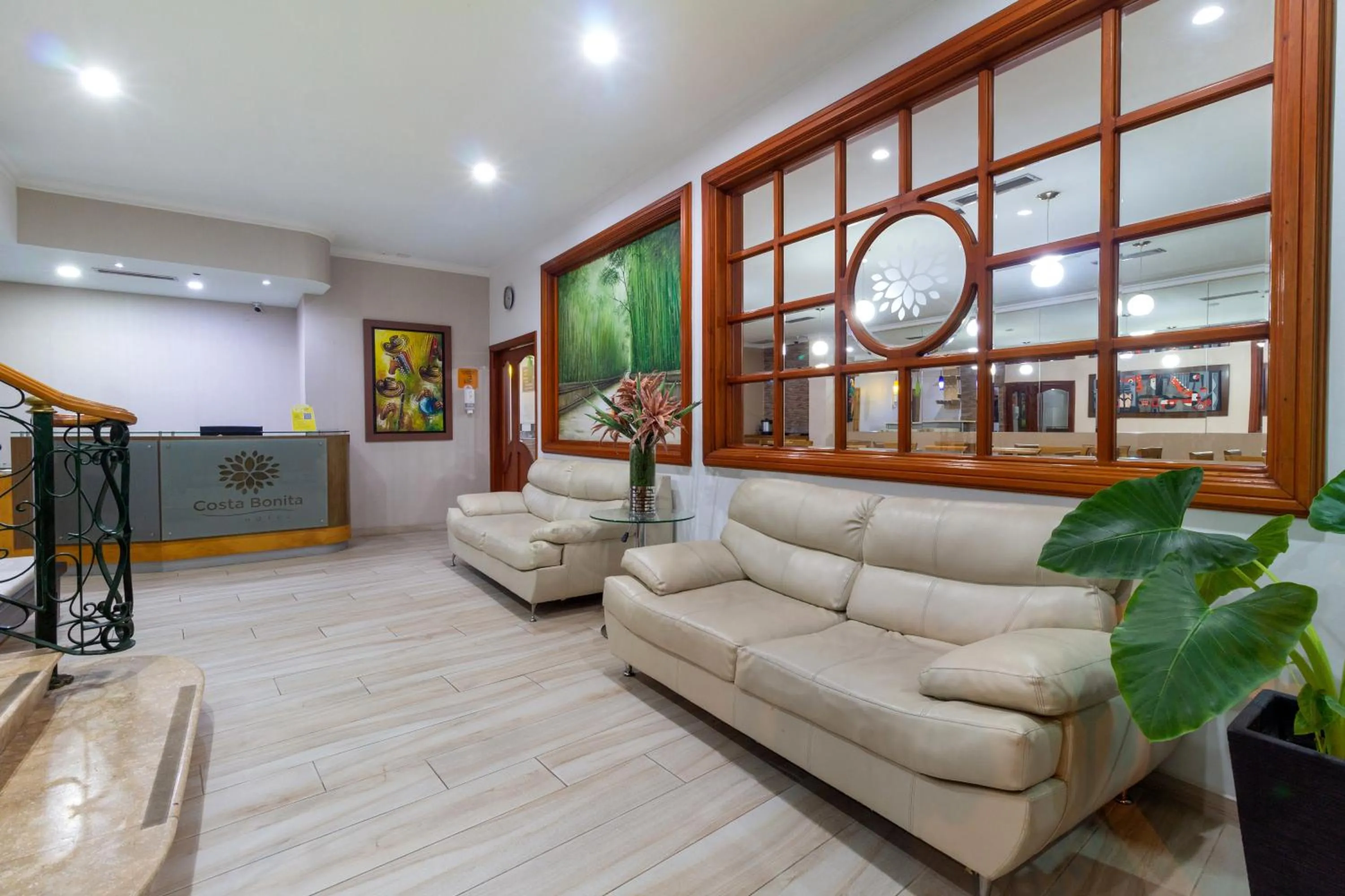 Lobby or reception in Hotel Costa Bonita