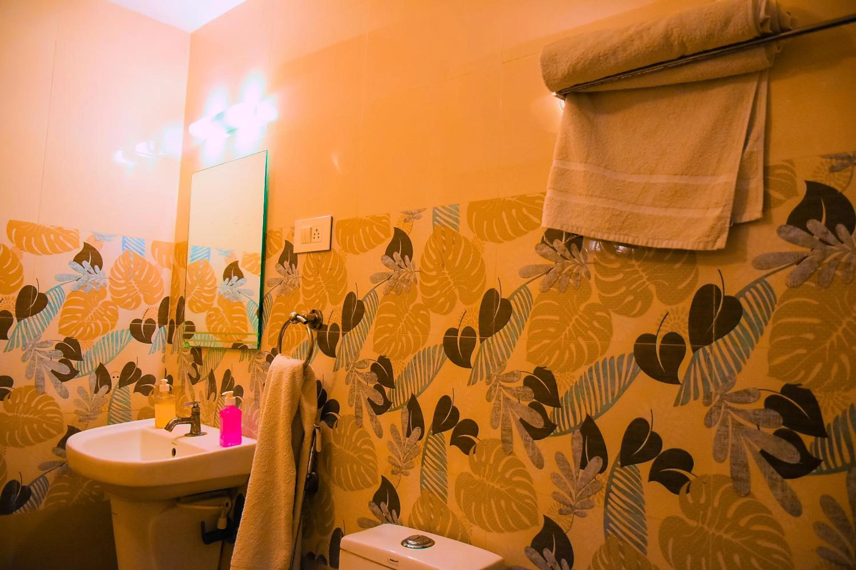 Bathroom in Naksha Tree Hotels- Ramapuram