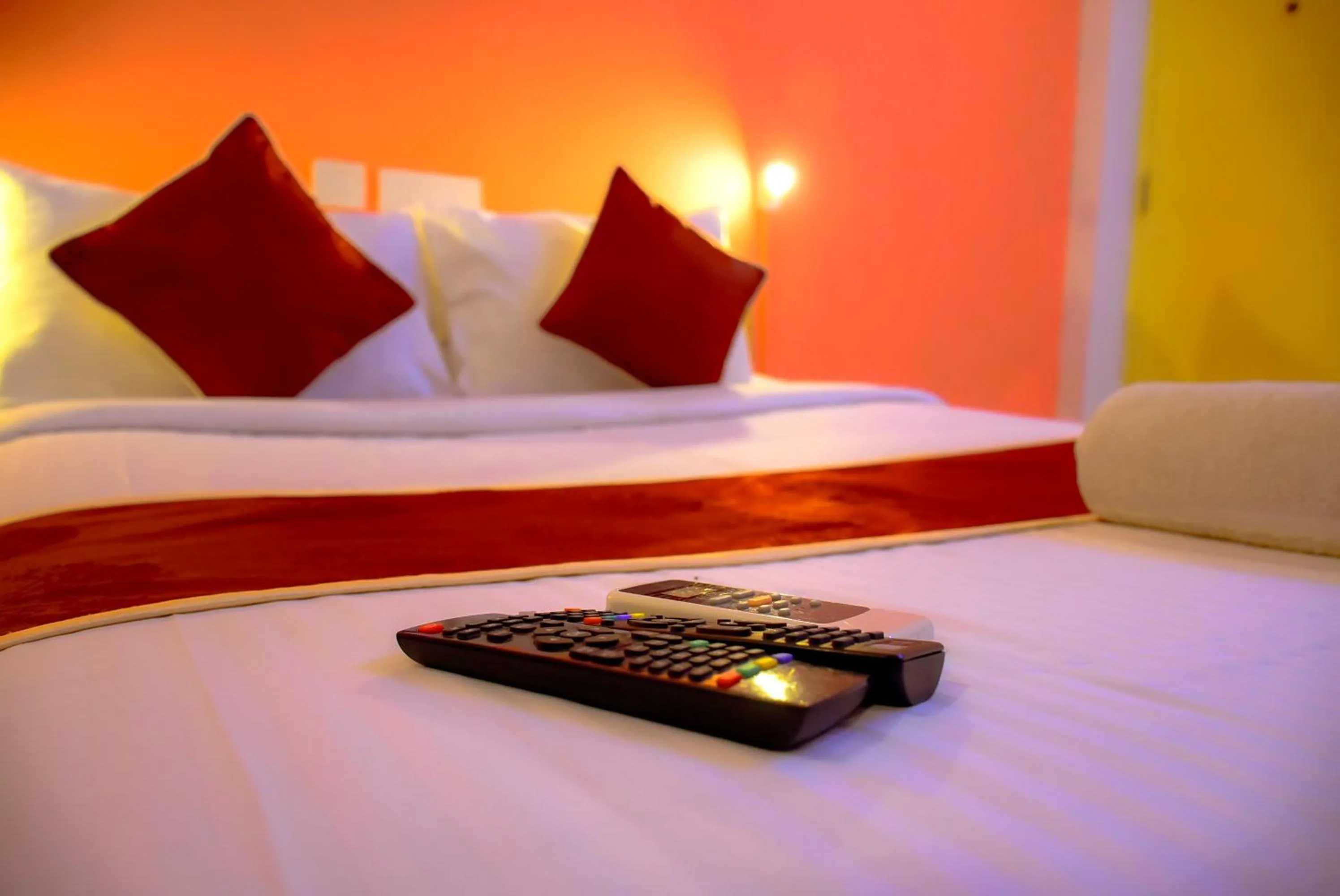 Bed in Naksha Tree Hotels- Ramapuram