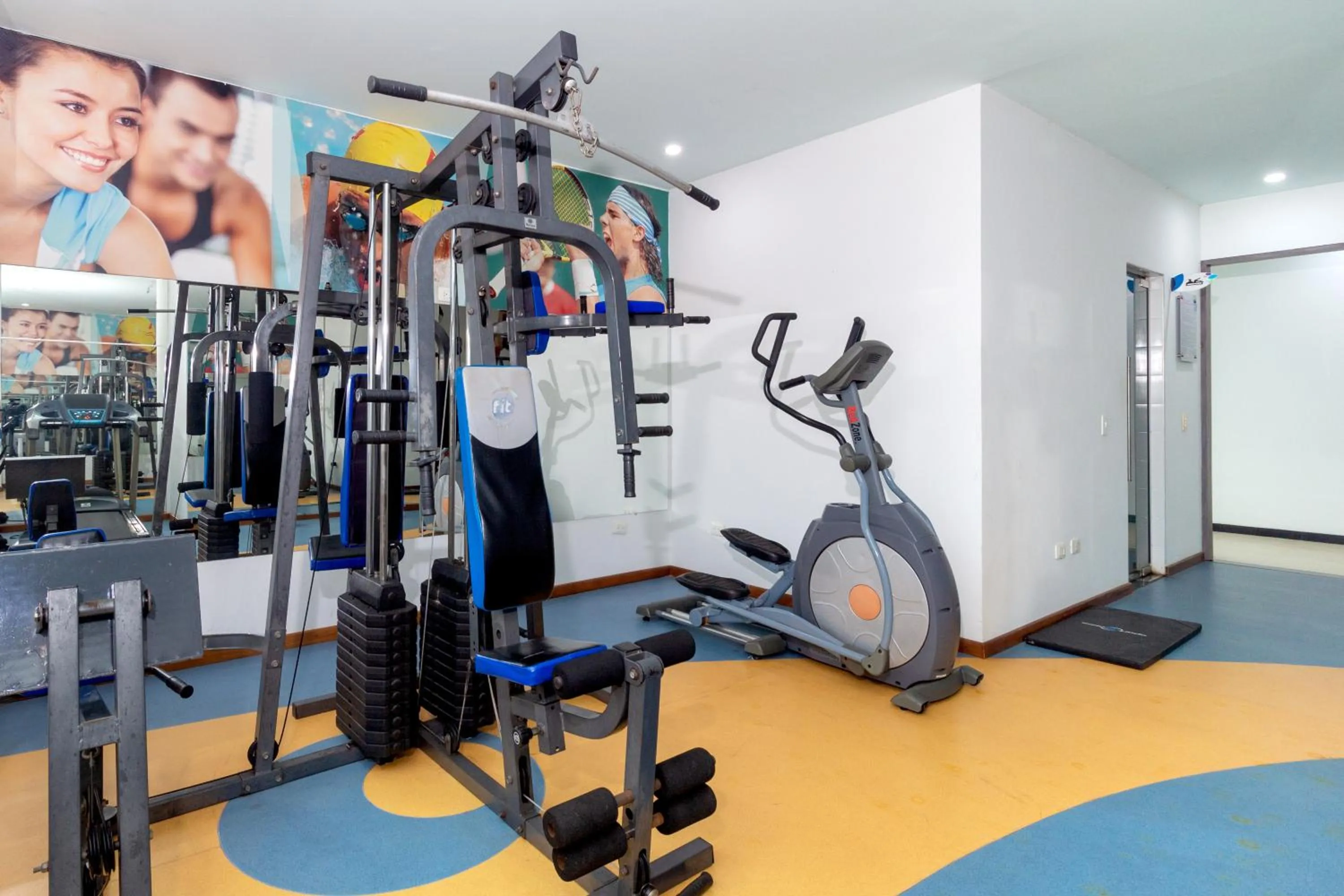 Fitness centre/facilities in Hotel Baroca